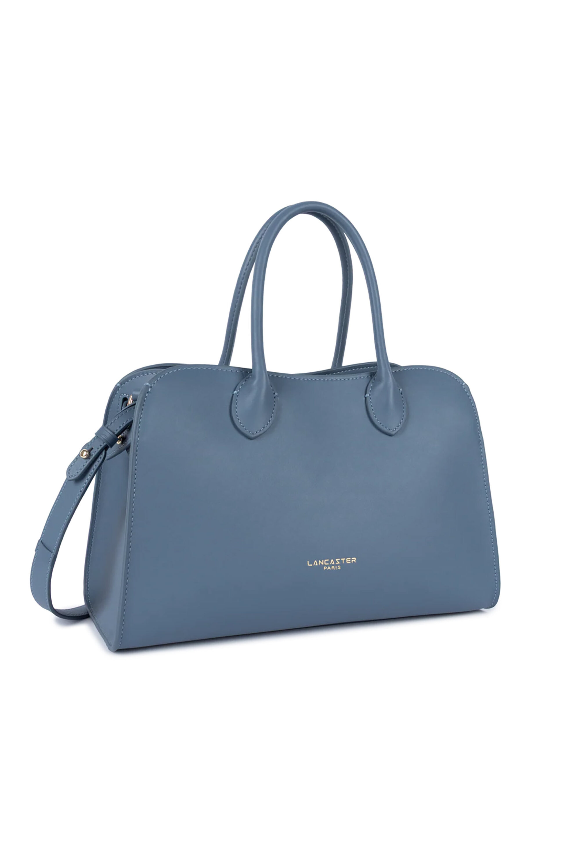 LANCASTER BAGS Lancaster γυναικεία δερμάτινη τσάντα χειρός "Donna Hopper Medium" - 531-121 Μπλε Ανοιχτό - 2