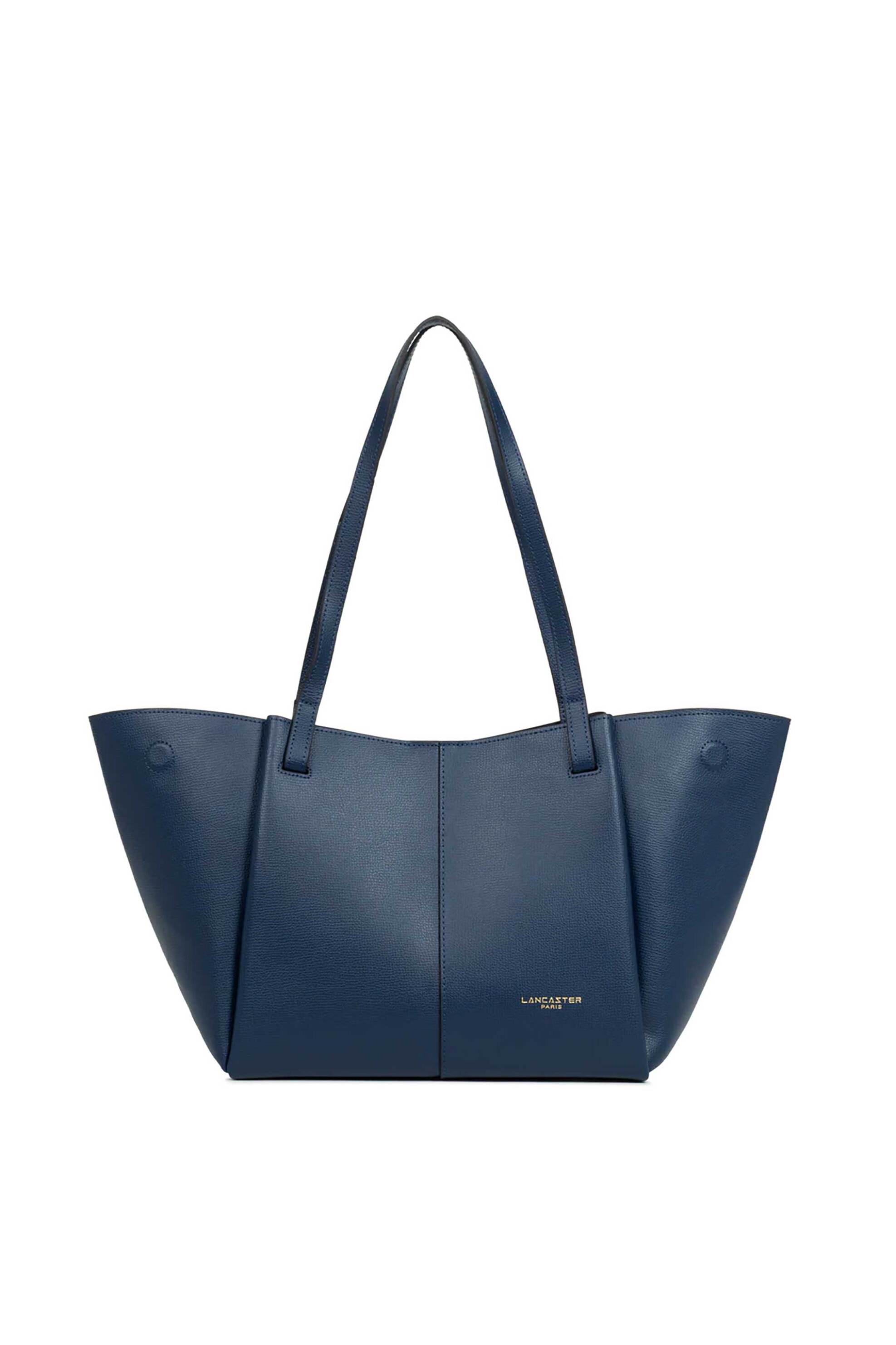 LANCASTER BAGS Lancaster γυναικεία δερμάτινη τσάντα tote "Sierra Haus Large" - 538-011 Μπλε Σκούρο
