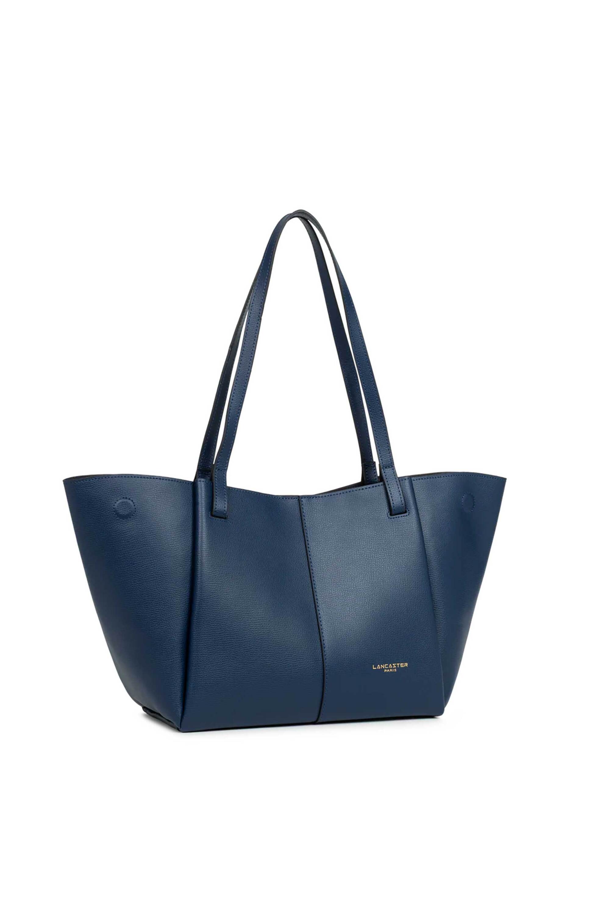 LANCASTER BAGS Lancaster γυναικεία δερμάτινη τσάντα tote "Sierra Haus Large" - 538-011 Μπλε Σκούρο - 2
