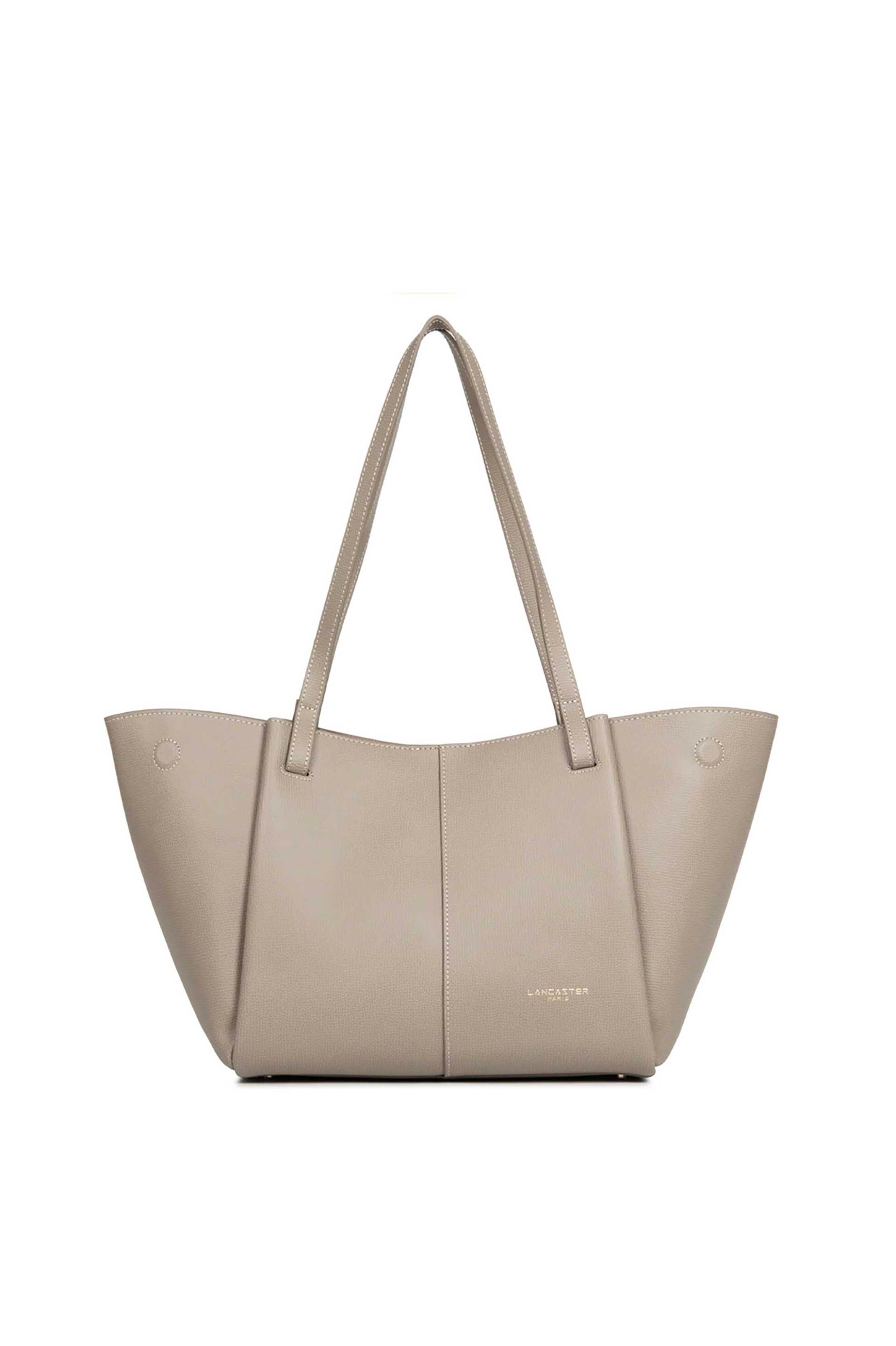 LANCASTER BAGS Lancaster γυναικεία δερμάτινη τσάντα tote "Sierra Haus Large" - 538-011 Taupe