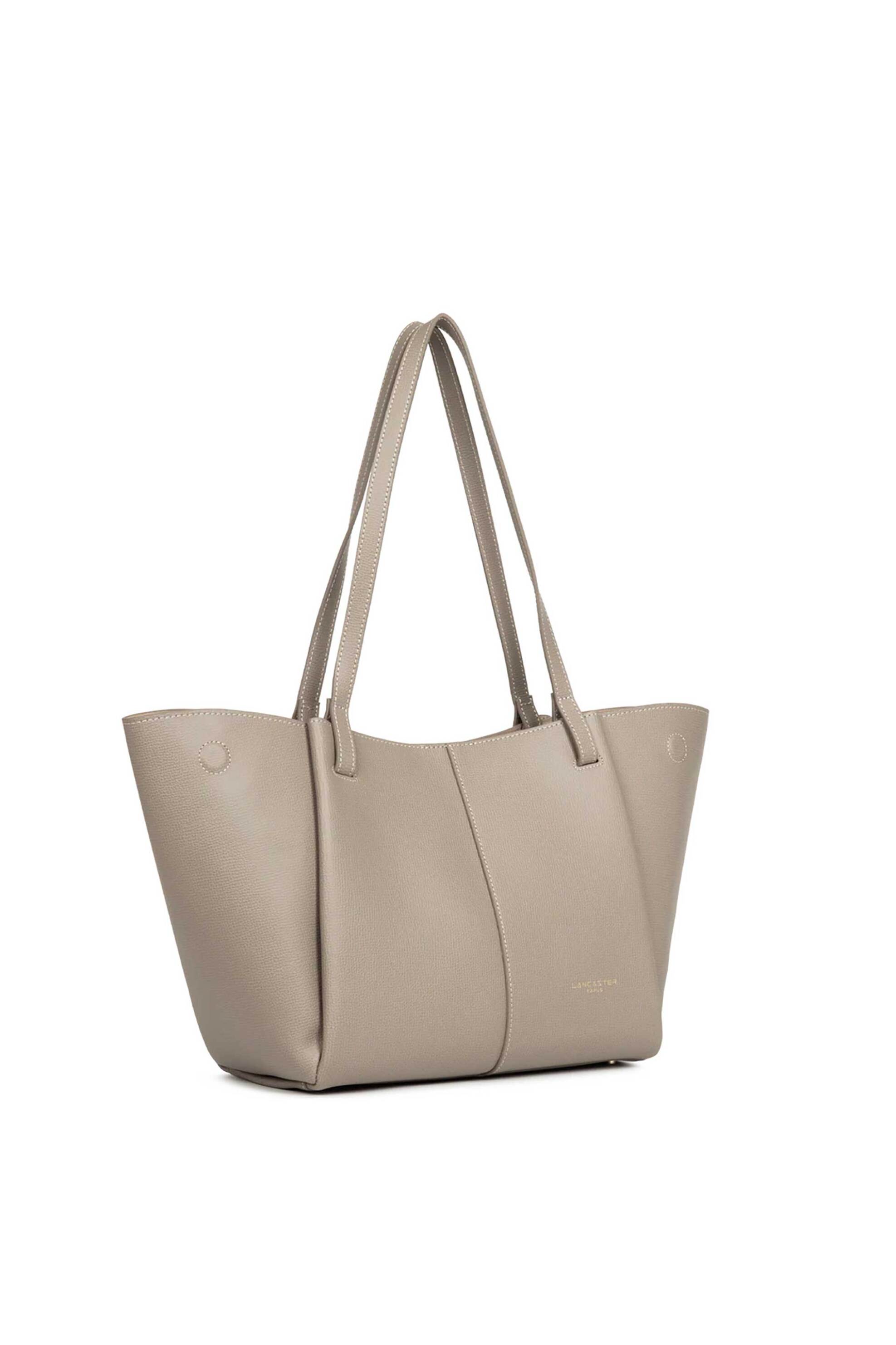 LANCASTER BAGS Lancaster γυναικεία δερμάτινη τσάντα tote "Sierra Haus Large" - 538-011 Taupe - 2