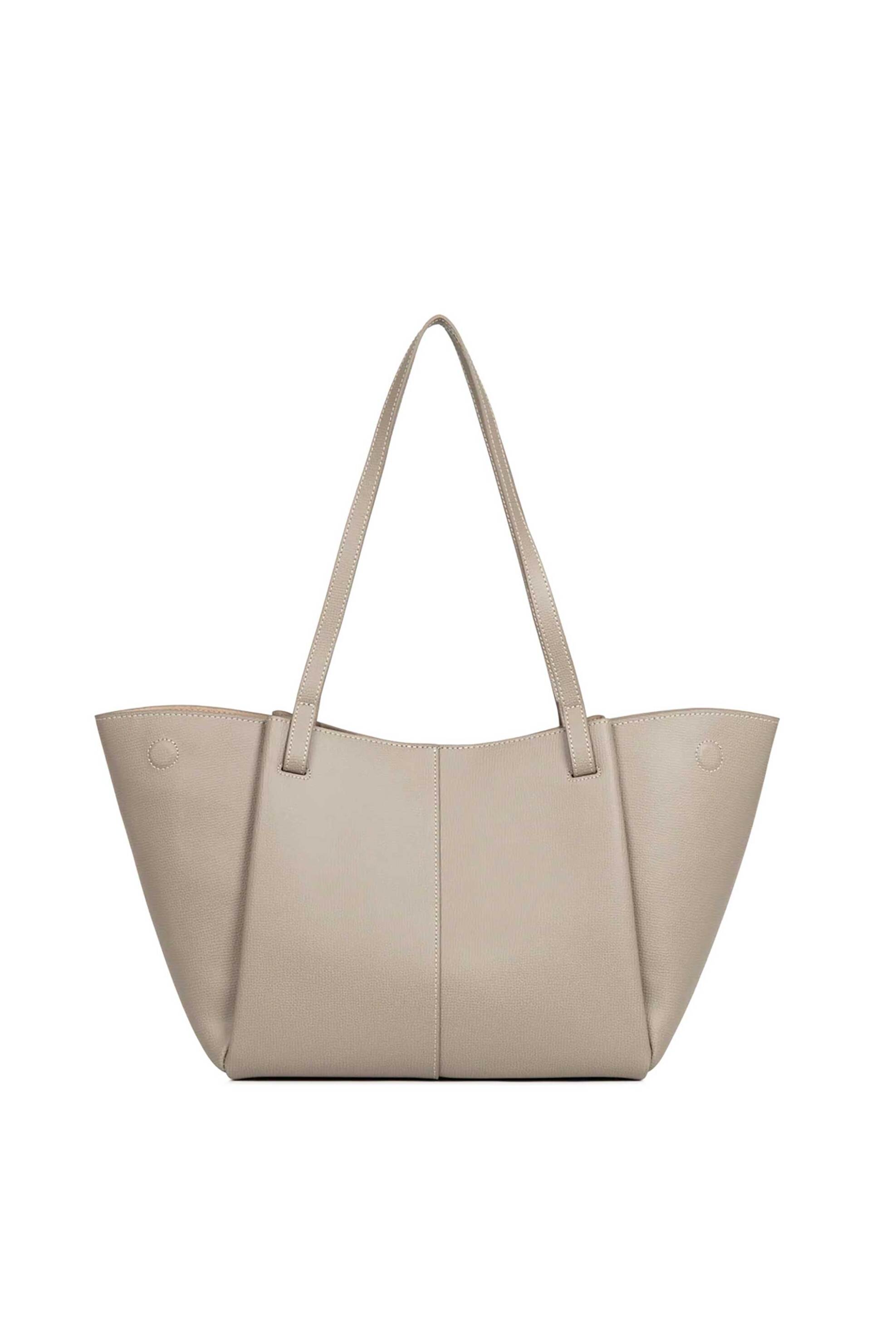 LANCASTER BAGS Lancaster γυναικεία δερμάτινη τσάντα tote "Sierra Haus Large" - 538-011 Taupe - 3