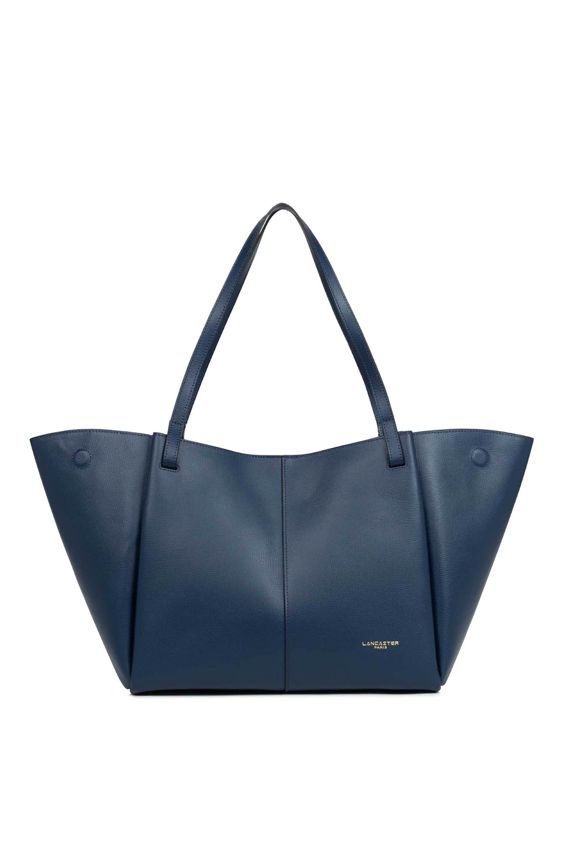 Lancaster γυναικεία δερμάτινη τσάντα tote "Sierra Haus Extra Large" - 538-012 Μπλε Σκούρο