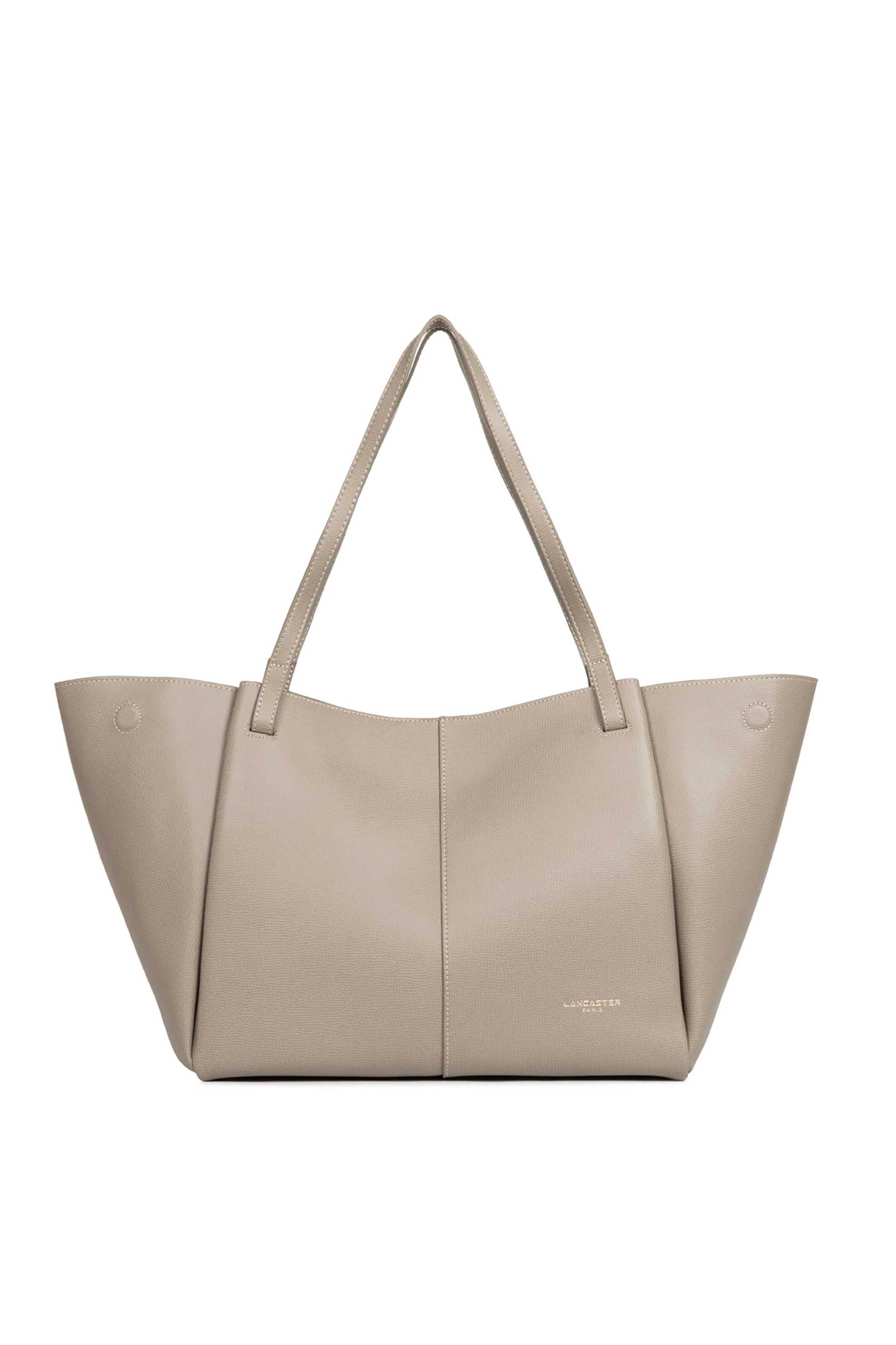 Lancaster γυναικεία δερμάτινη τσάντα tote "Sierra Haus Extra Large" - 538-012 Taupe