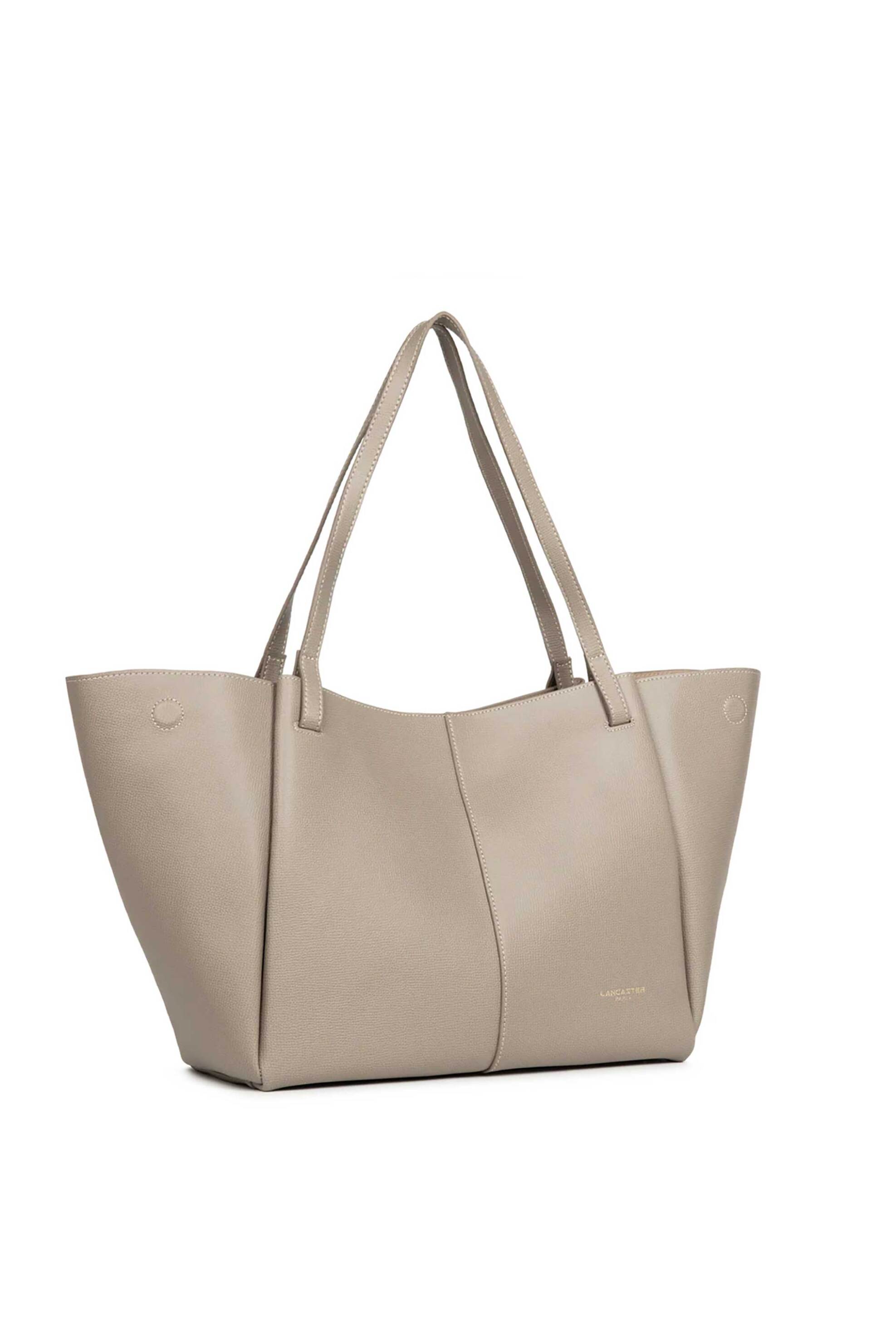 LANCASTER BAGS Lancaster γυναικεία δερμάτινη τσάντα tote "Sierra Haus Extra Large" - 538-012 Taupe - 2