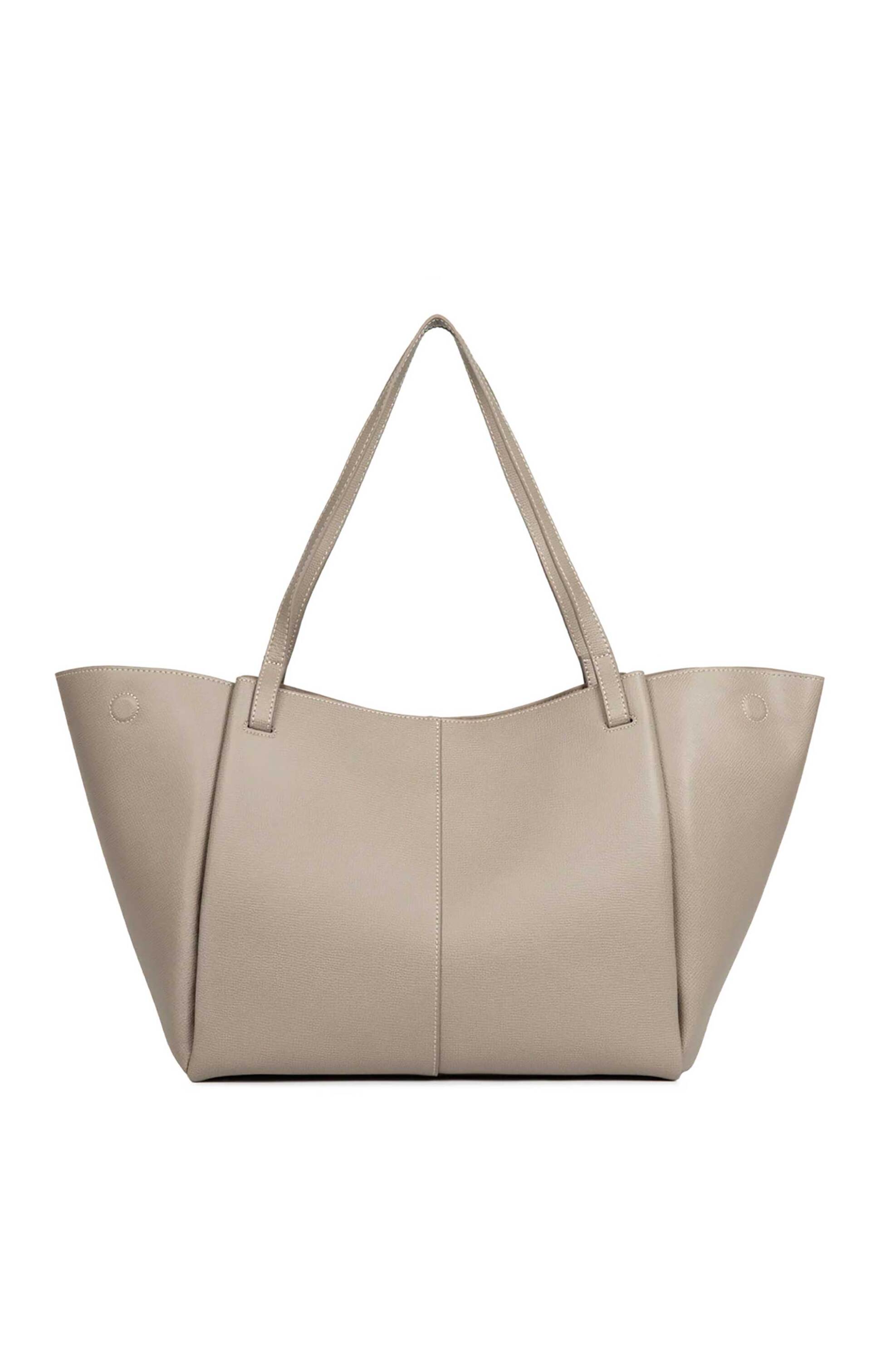 LANCASTER BAGS Lancaster γυναικεία δερμάτινη τσάντα tote "Sierra Haus Extra Large" - 538-012 Taupe - 3