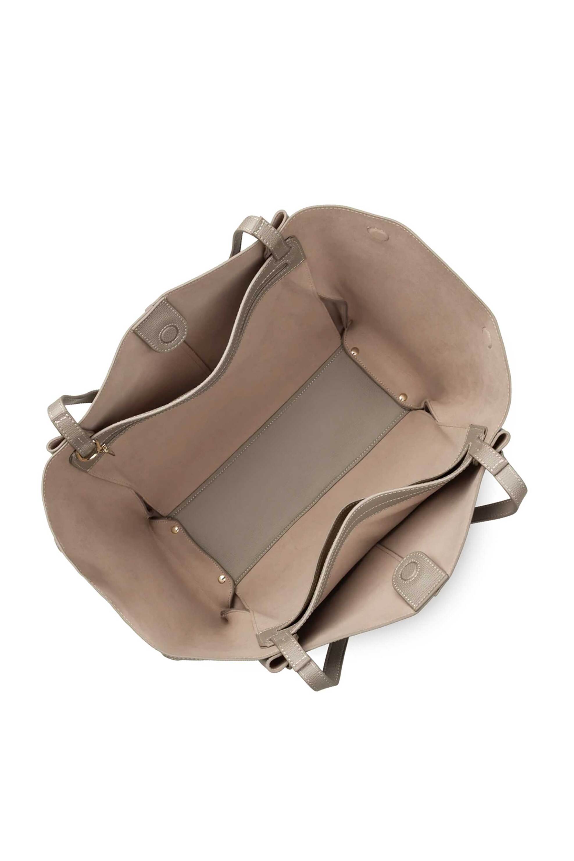 LANCASTER BAGS Lancaster γυναικεία δερμάτινη τσάντα tote "Sierra Haus Extra Large" - 538-012 Taupe - 4
