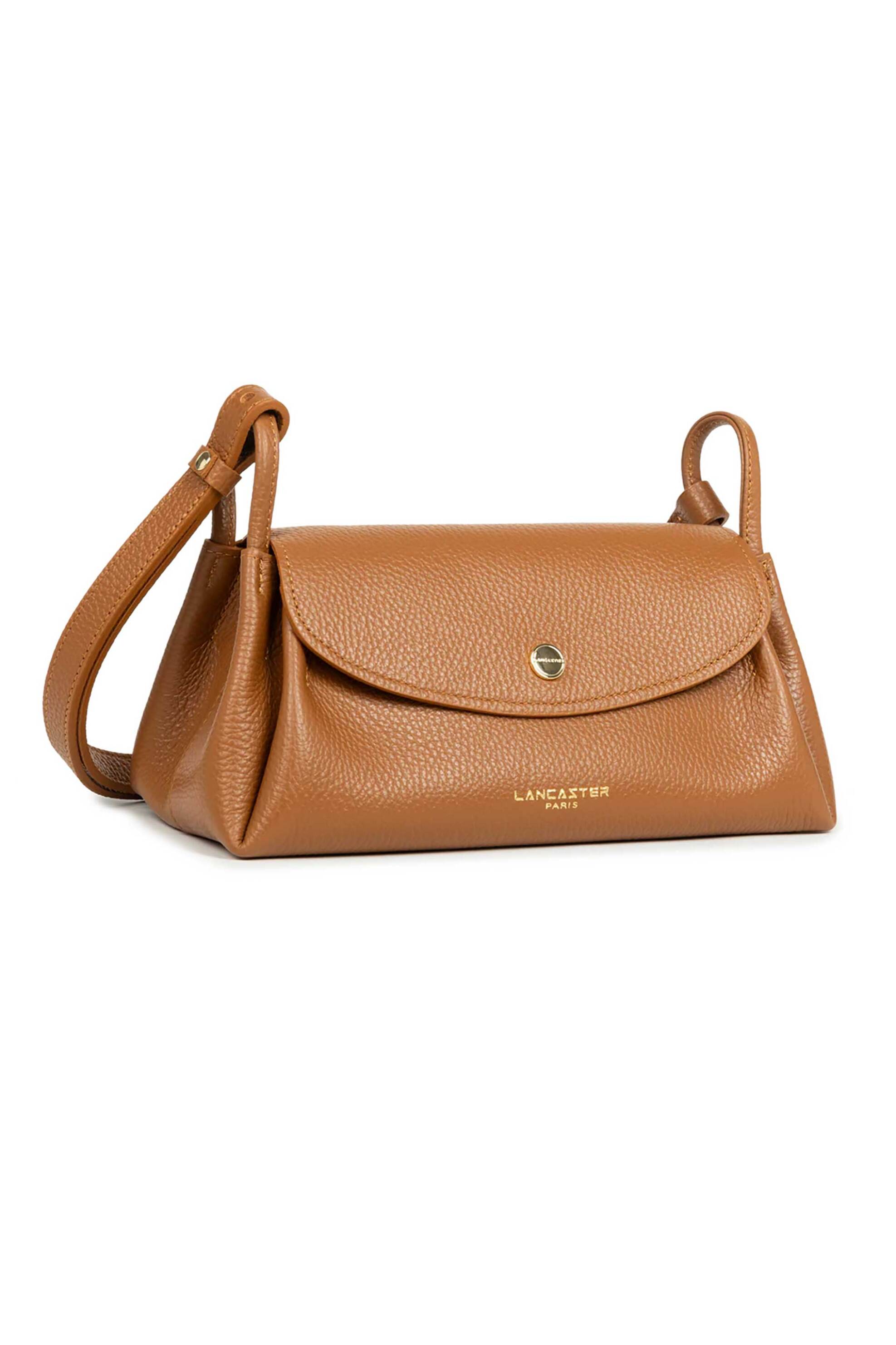 LANCASTER BAGS Lancaster γυναικεία δερμάτινη τσάντα crossbody "Accordéon Double Medium" - 470-88 Ταμπά - 2