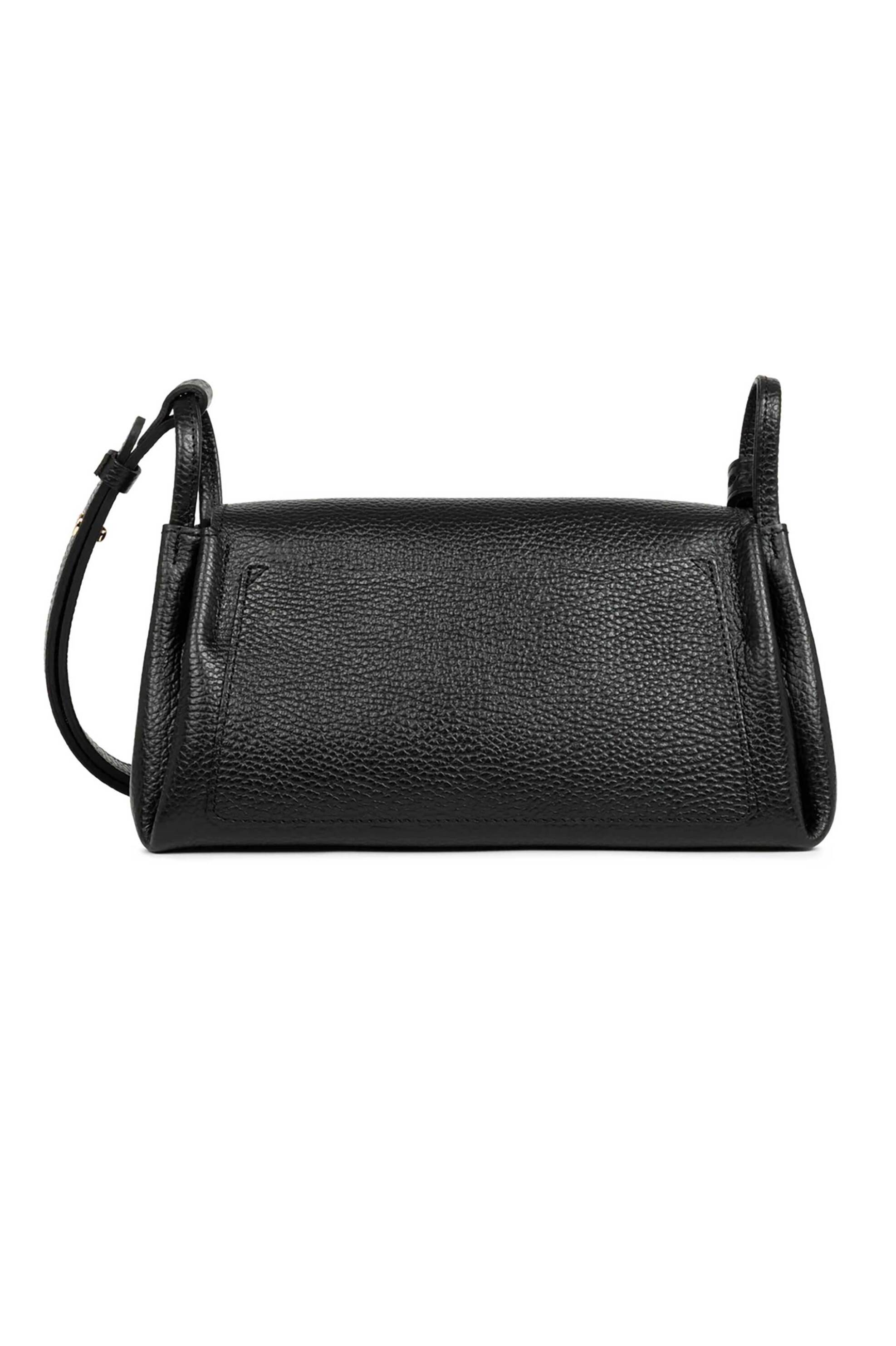 LANCASTER BAGS Lancaster γυναικεία δερμάτινη τσάντα crossbody "Accordéon Double Medium" - 470-88 Μαύρο - 3
