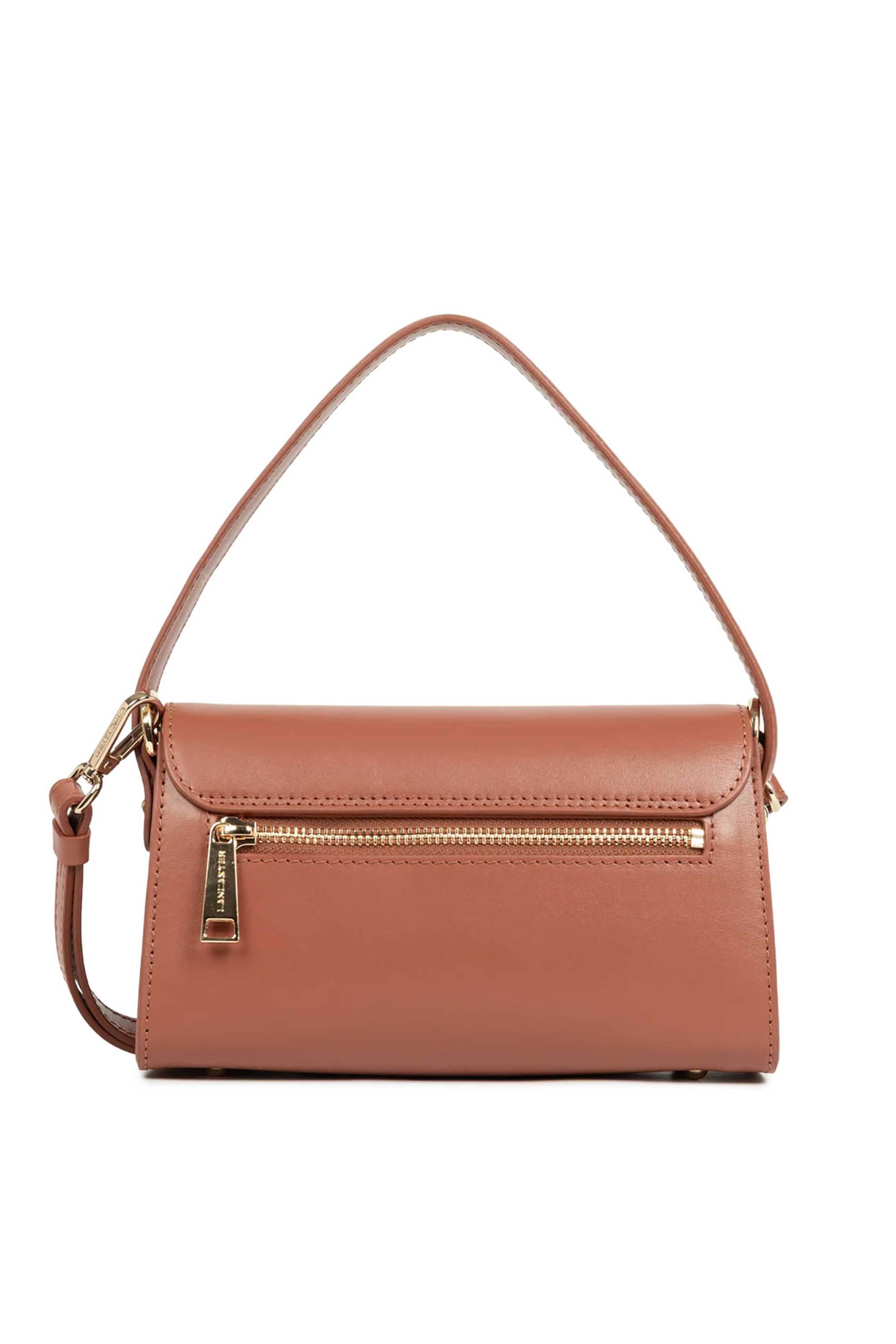 LANCASTER BAGS Lancaster γυναικεία δερμάτινη τσάντα crossbody "Paris Pad Mini" - 480-083 Ταμπά - 3