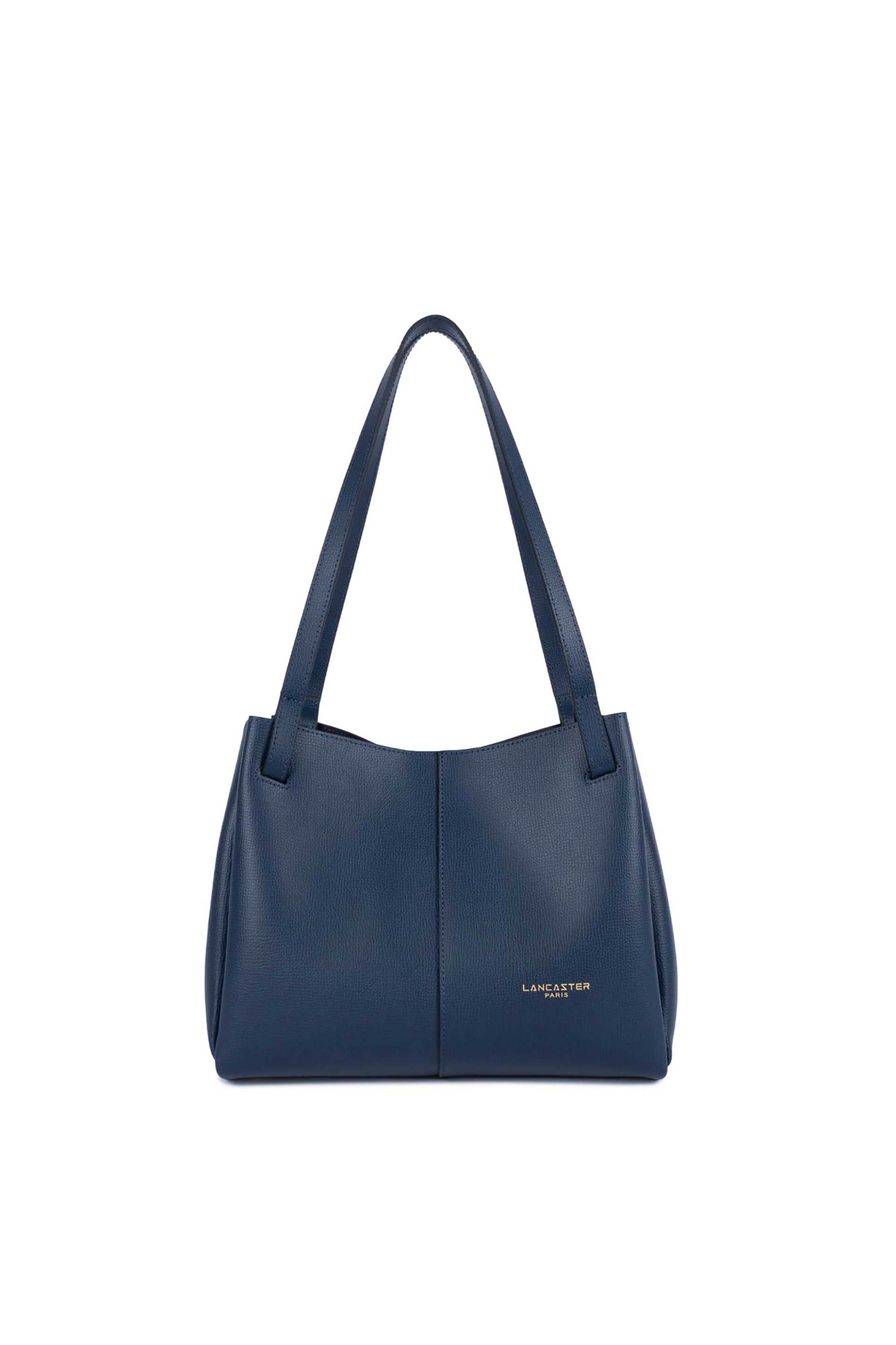 LANCASTER BAGS Lancaster γυναικεία δερμάτινη τσάντα tote "Sierra Haus Small" - 538-010 Μπλε Σκούρο