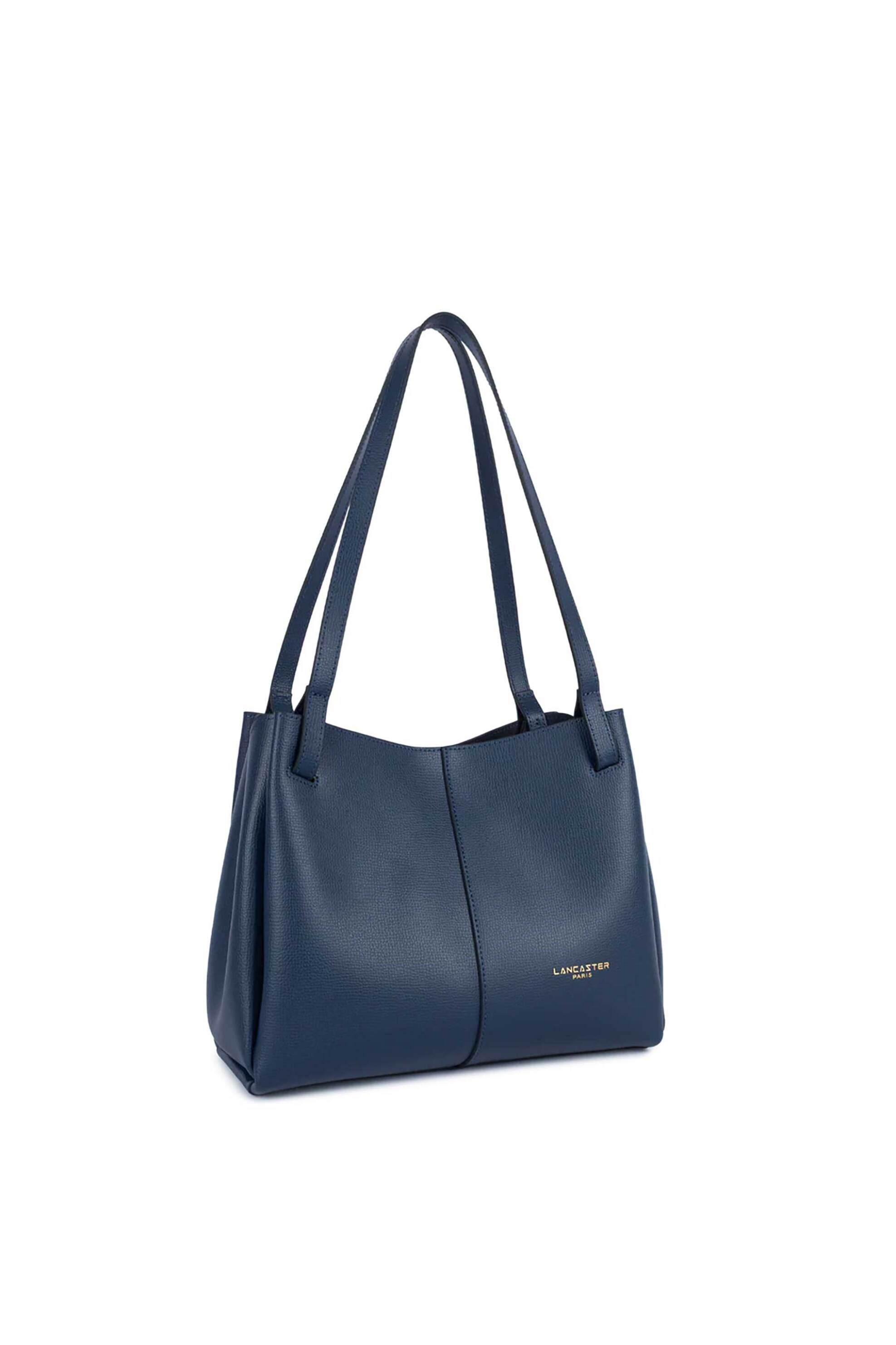 LANCASTER BAGS Lancaster γυναικεία δερμάτινη τσάντα tote "Sierra Haus Small" - 538-010 Μπλε Σκούρο - 2