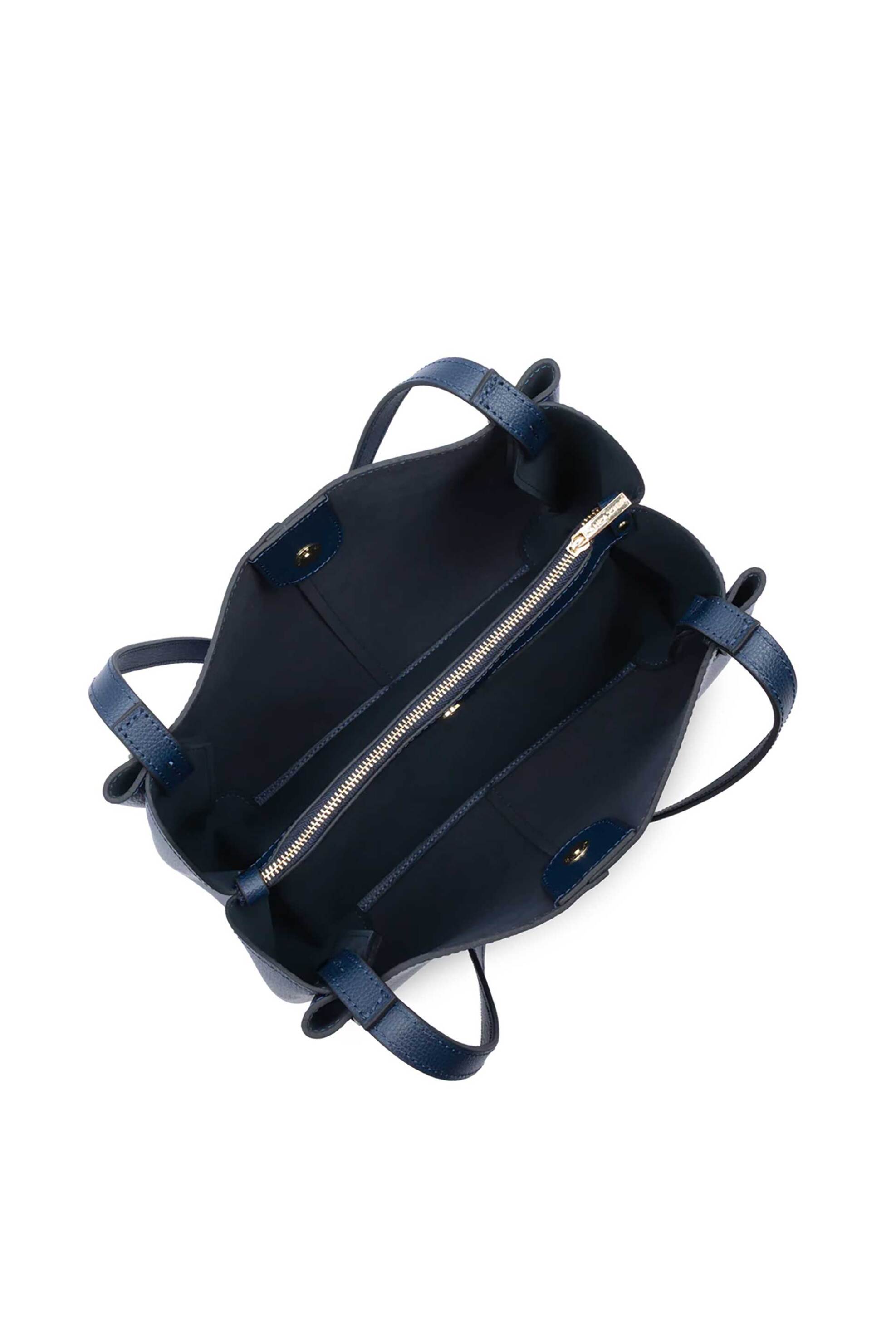 LANCASTER BAGS Lancaster γυναικεία δερμάτινη τσάντα tote "Sierra Haus Small" - 538-010 Μπλε Σκούρο - 4