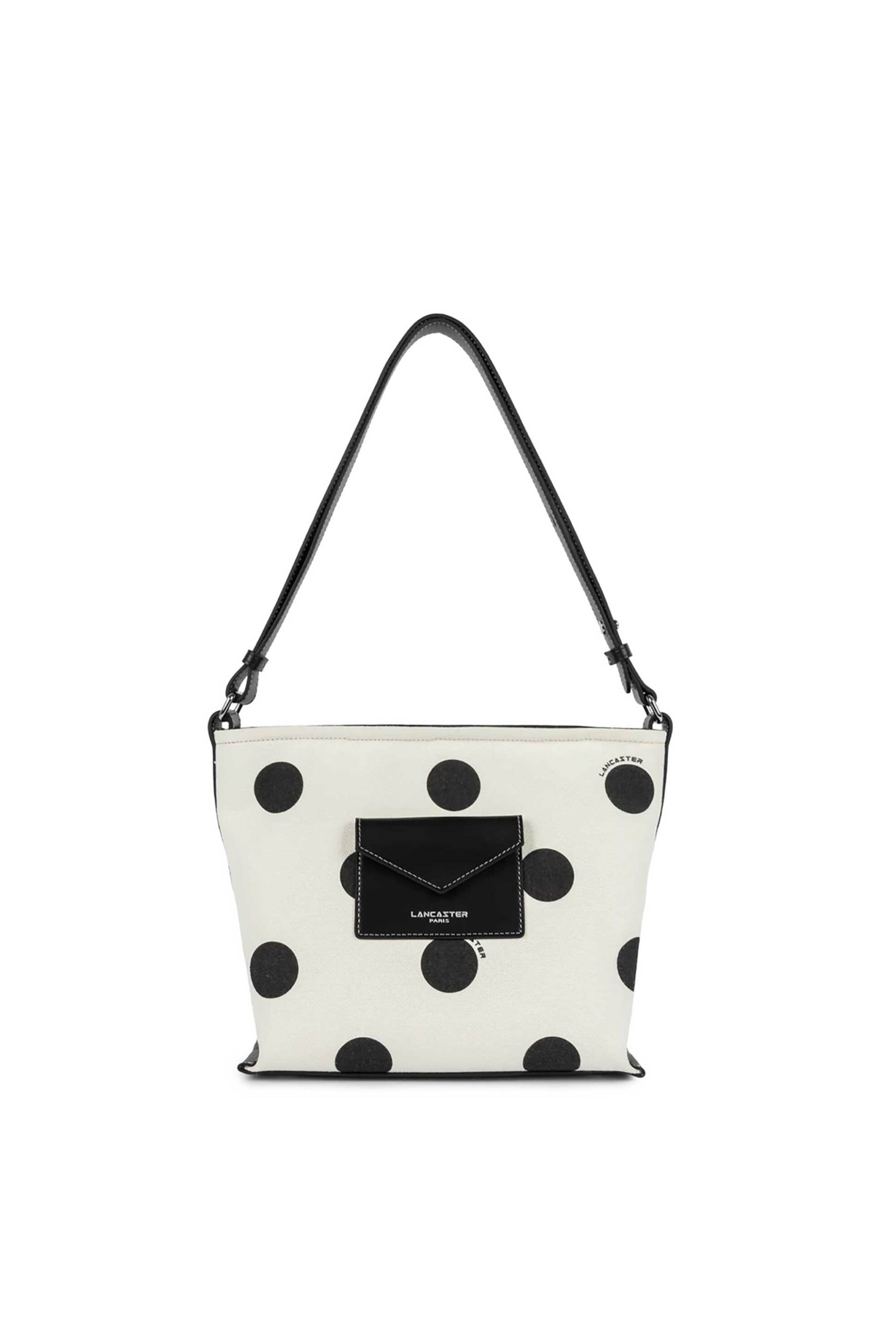 LANCASTER BAGS Lancaster γυναικεία τσάντα bucket "Canvas Kba Medium" - 518-051 Εκρού