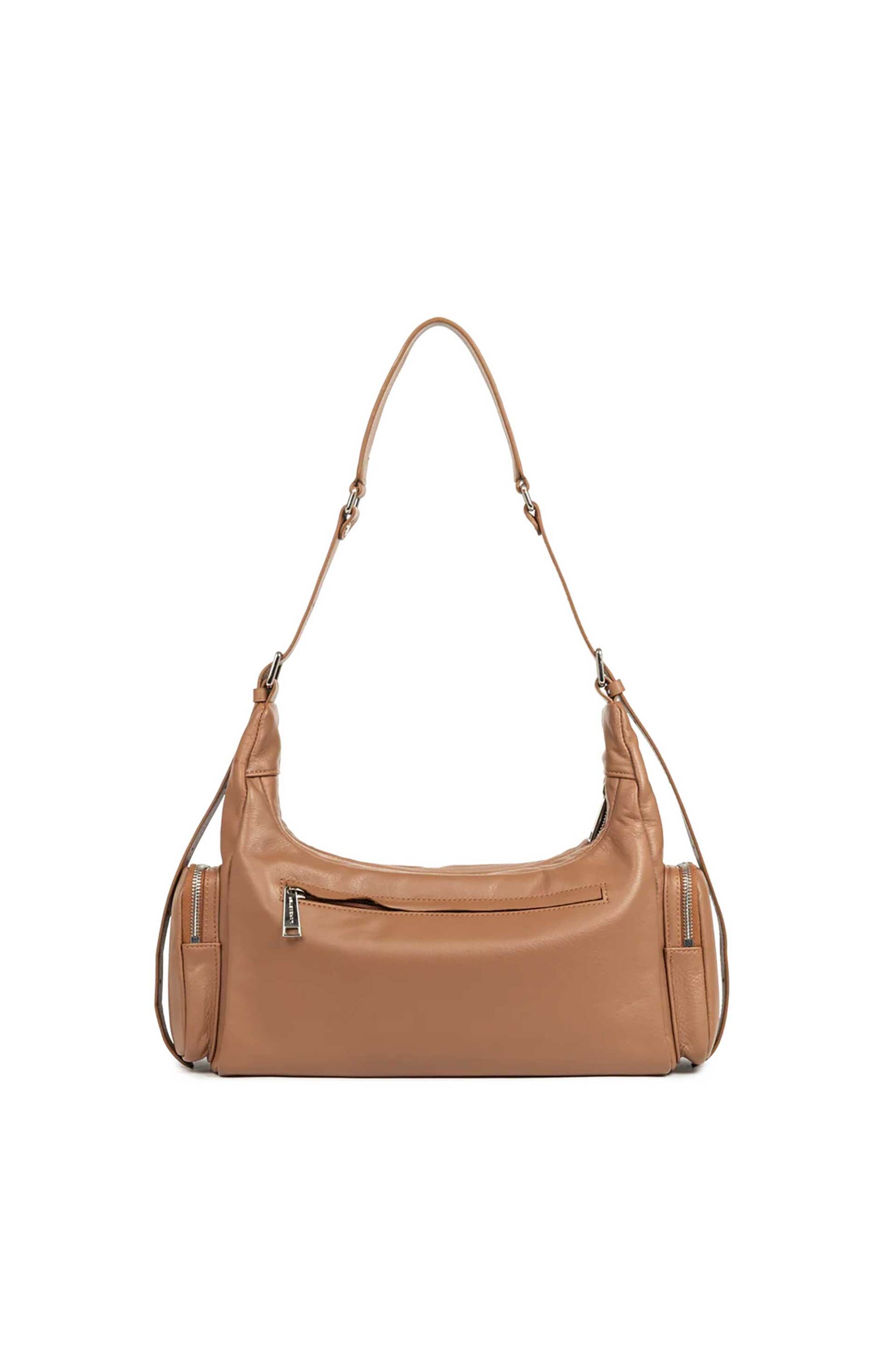 LANCASTER BAGS Lancaster γυναικεία δερμάτινη τσάντα ώμου "Soft Caramela" - 576-007 Ταμπά - 3