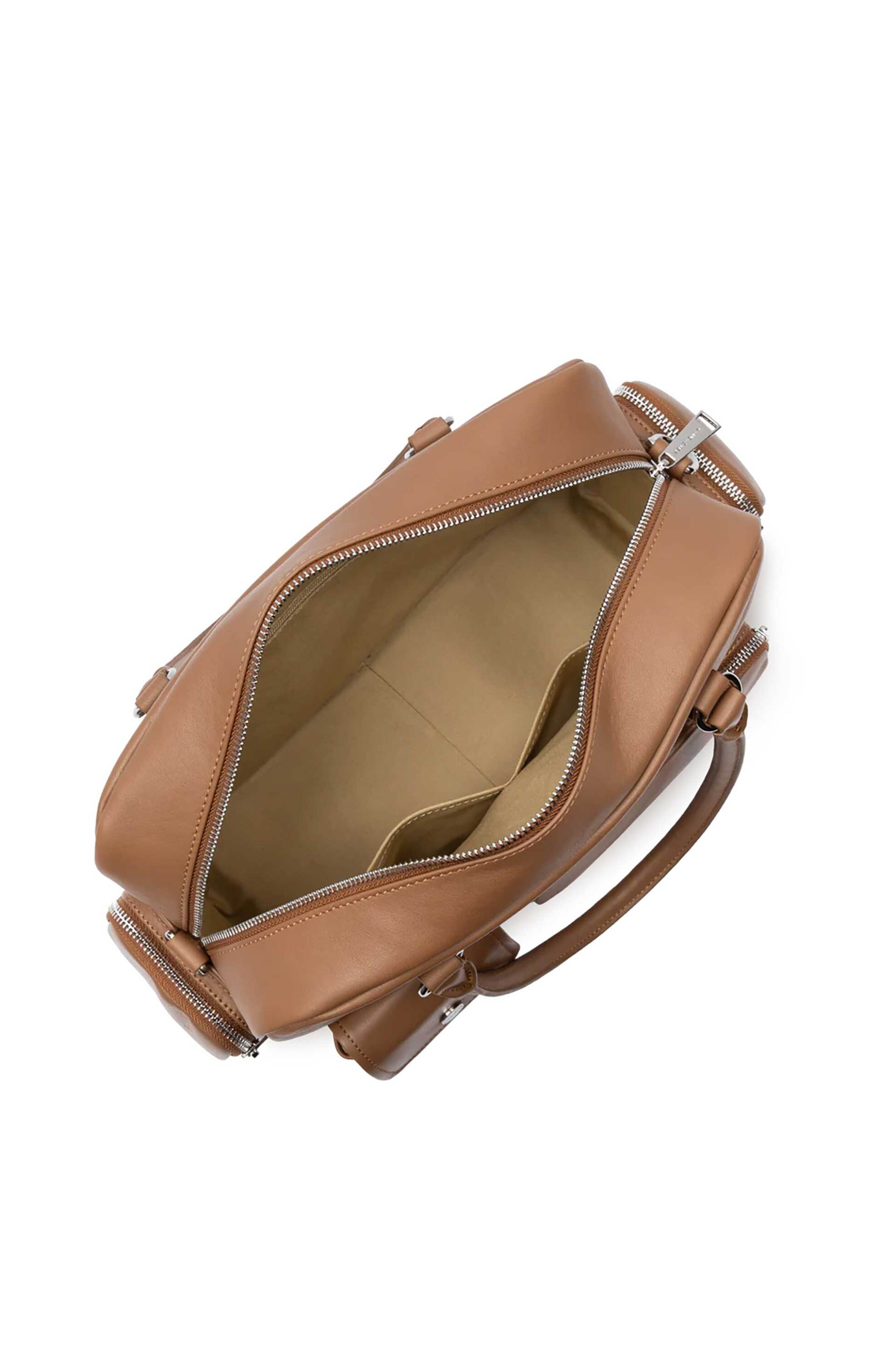 LANCASTER BAGS Lancaster γυναικεία δερμάτινη τσάντα χειρός "Soft Caramela" - 576-008 Ταμπά - 4