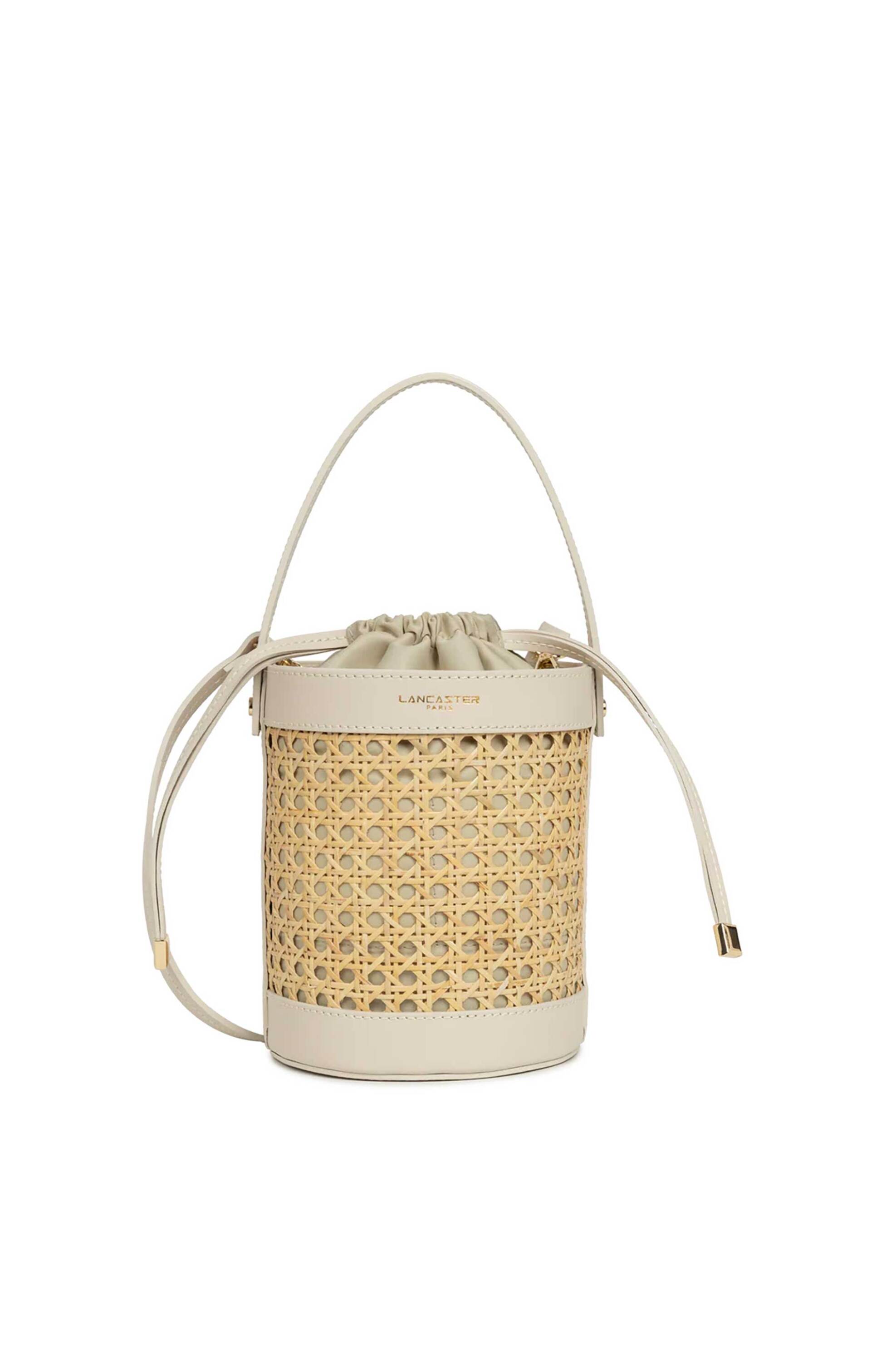 Lancaster γυναικεία τσάντα bucket "Cannage Rotin Medium" - 480-113 Μπεζ