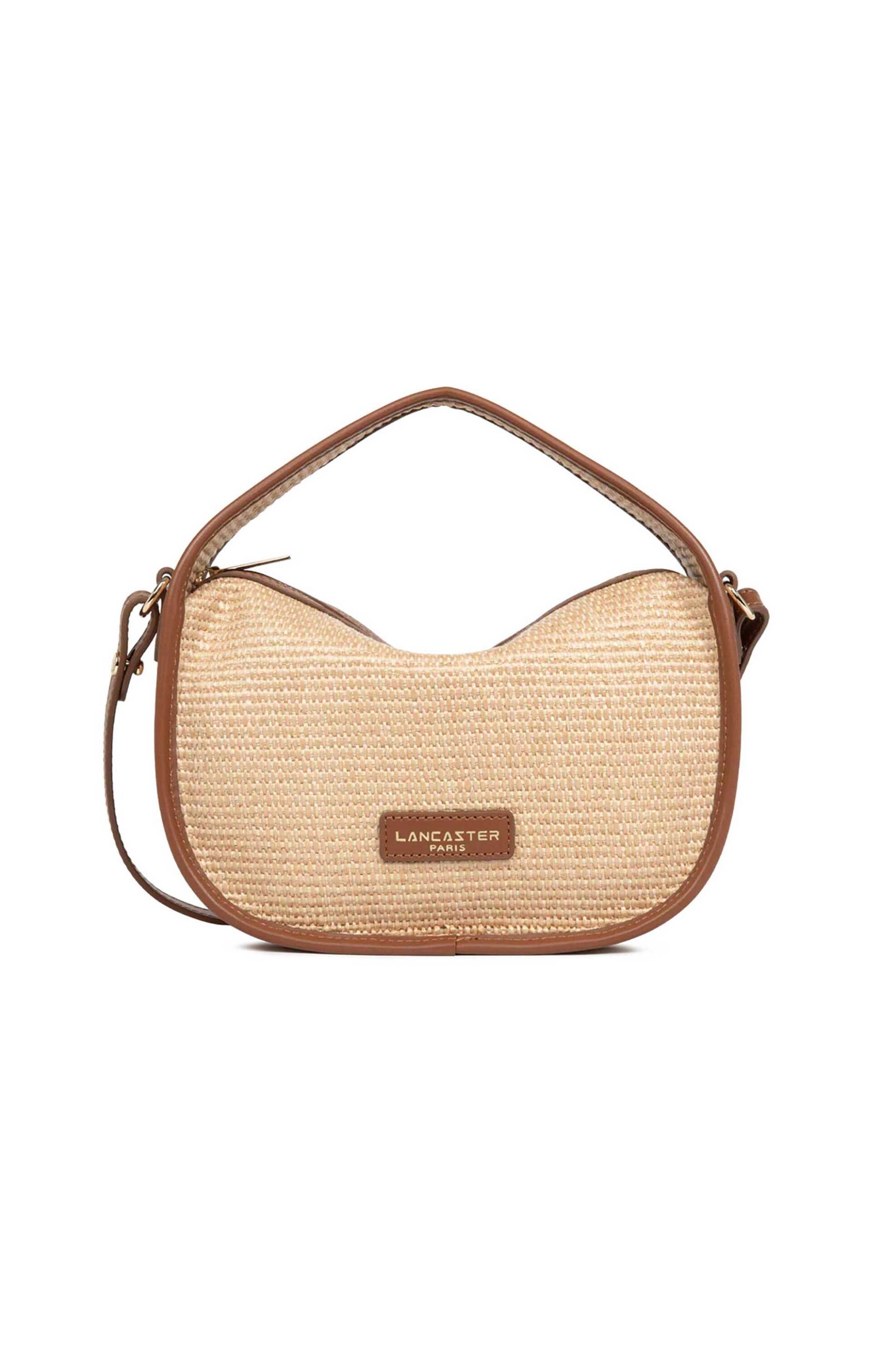 Lancaster γυναικεία ψάθινη τσάντα ώμου "Mini Osier Small" - 518-073 Ταμπά
