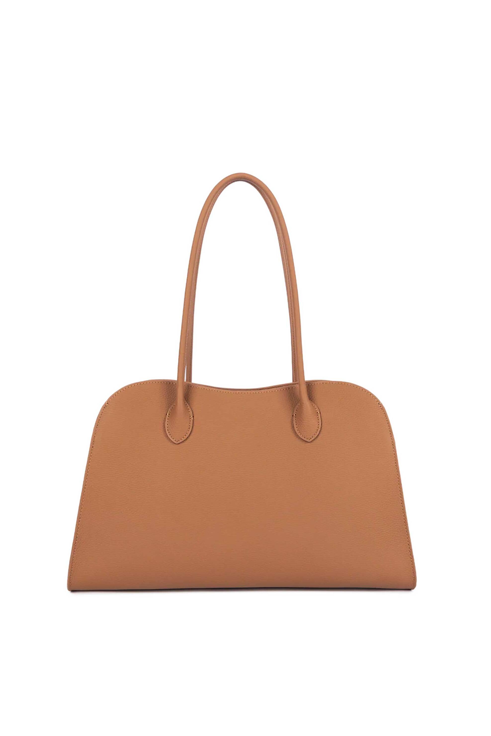 LANCASTER BAGS Lancaster γυναικεία δερμάτινη τσάντα tote "Toro Hopper Large" - 572-122 Ταμπά - 3