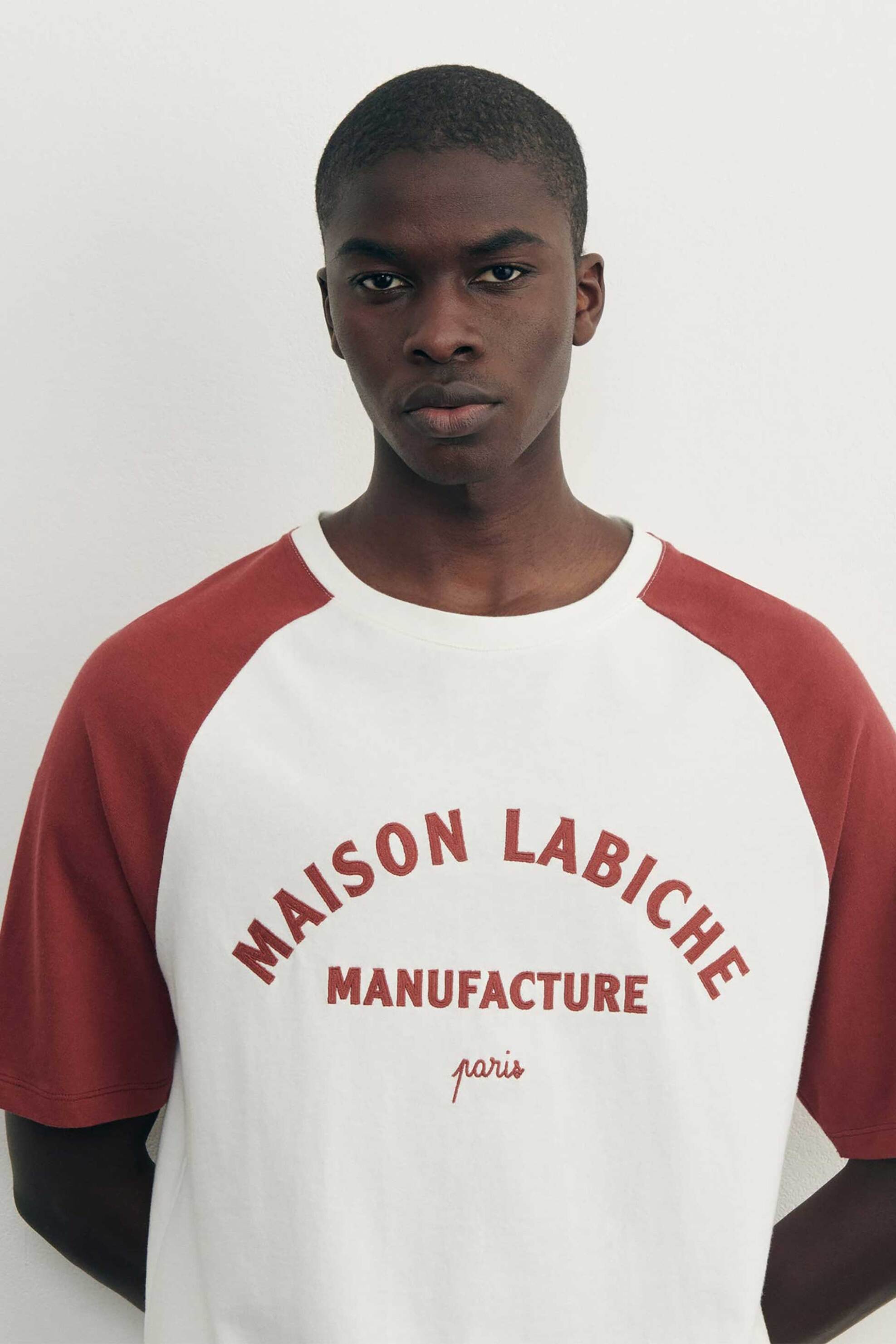 Maison Labiche ανδρικό T-shirt με τύπωμα "Giafferi" - SMGIAFFERIMANUP Λευκό φωτογραφία