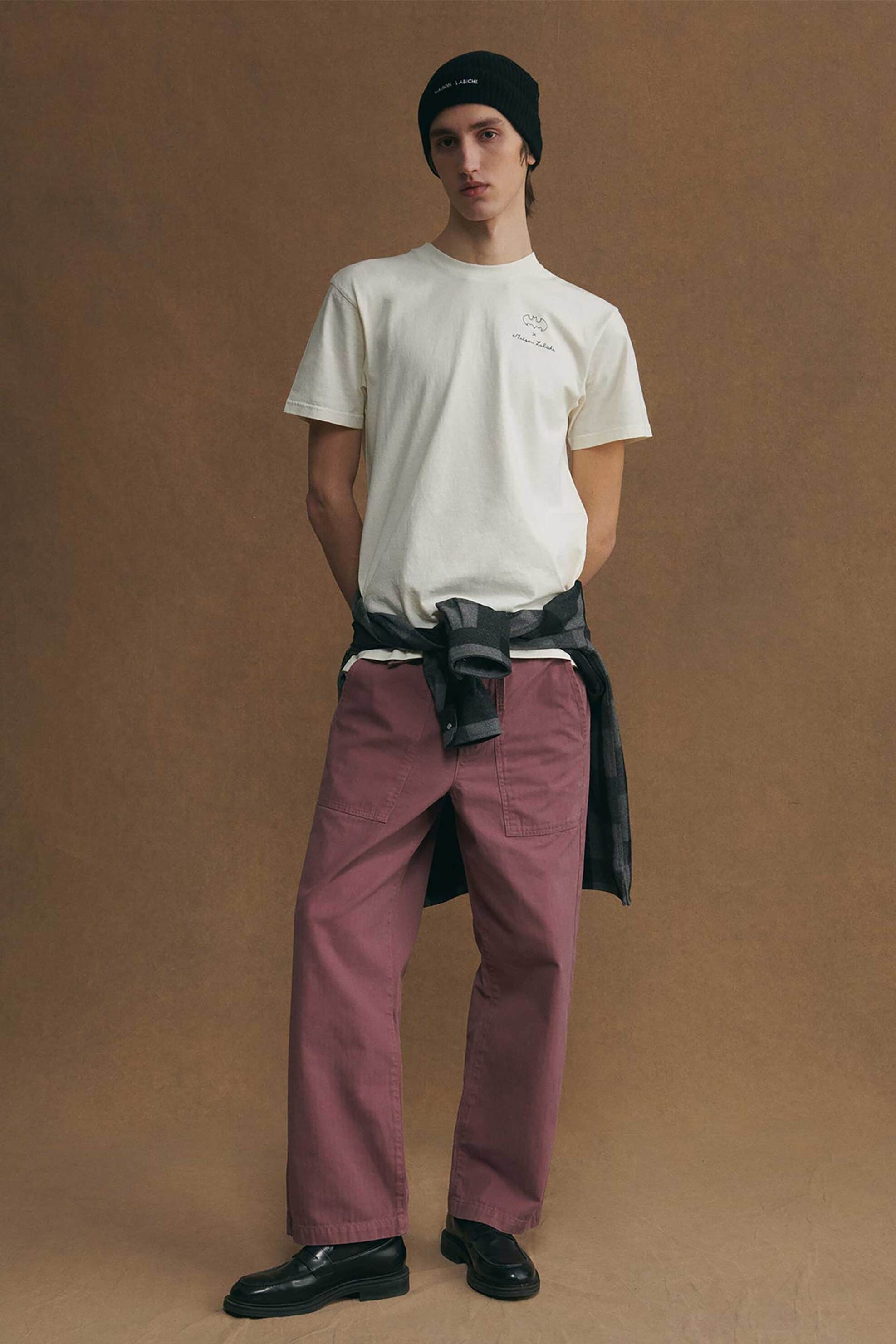 Maison Labiche ανδρικό T-shirt μονόχρωμο "Story Batman X Maison Labiche" - UMPATUREAUSTORY Λευκό