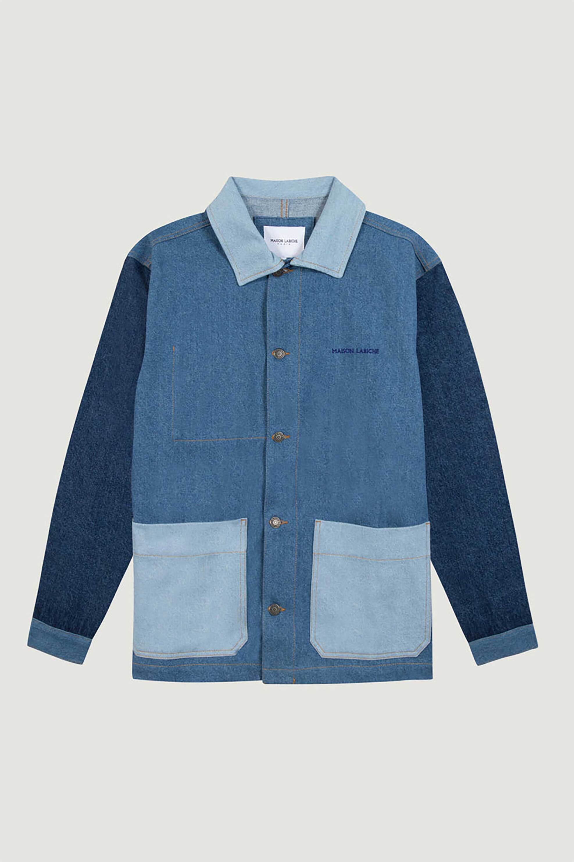 Maison Labiche ανδρικό denim jacket "Sebasto" - SMSEBASTOMLB2 Denim Blue