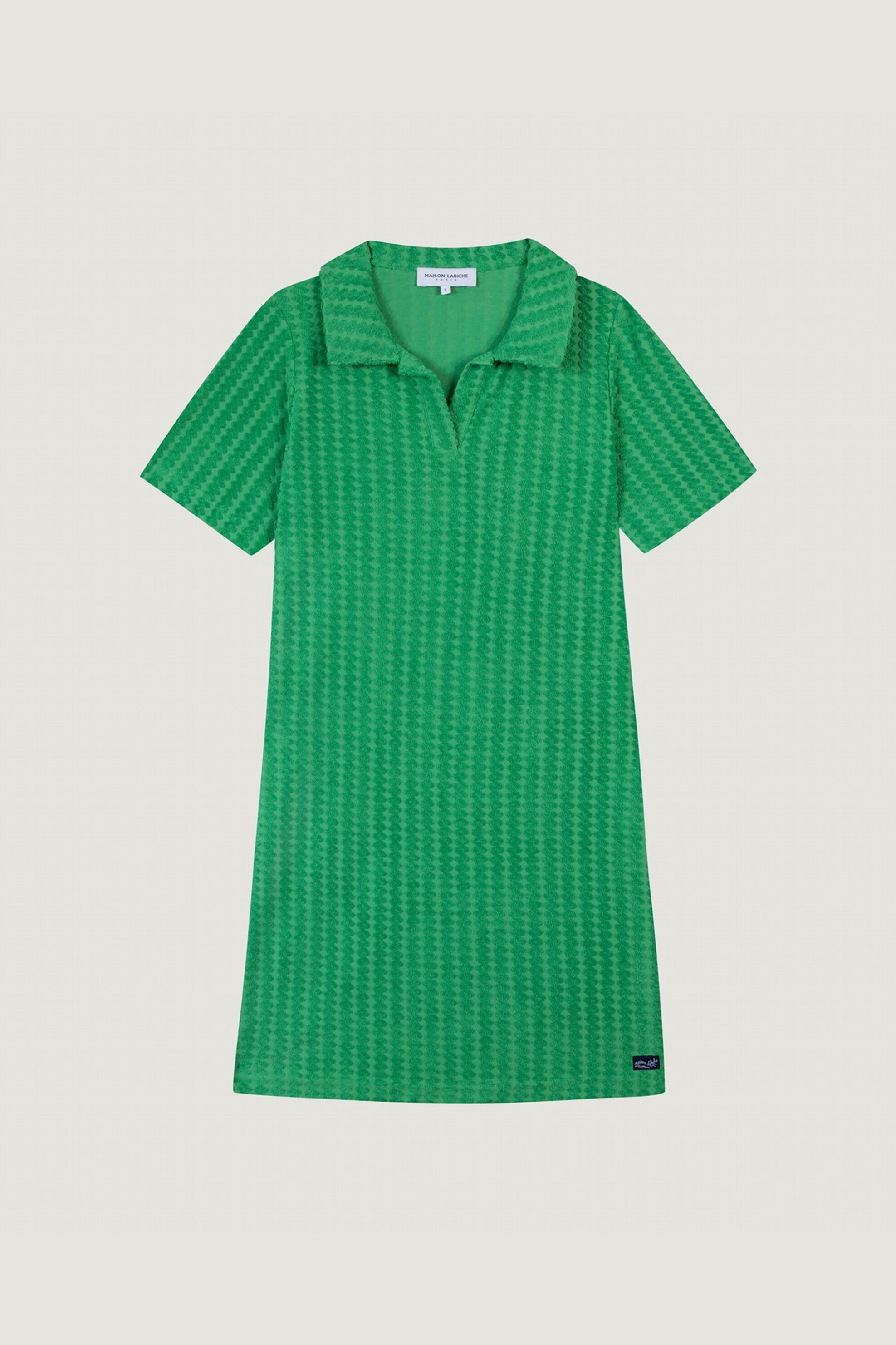Maison Labiche Γυναικείο Φόρεμα Πετσετέ Devoured Terrycloth Albinoni - Swalbinonilab Πράσινο