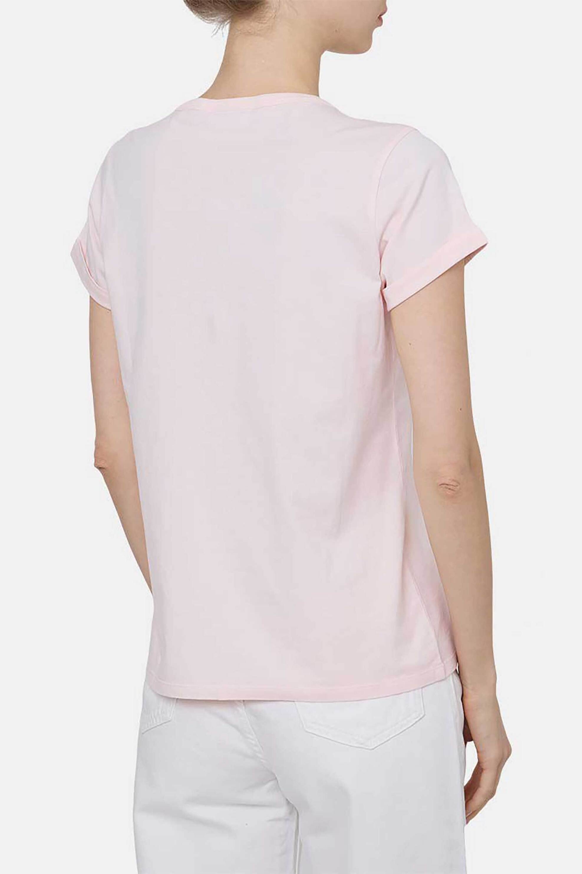 Maison Labiche γυναικείο T-shirt με print - XWPOITOUBIRDS Ροζ φωτογραφία