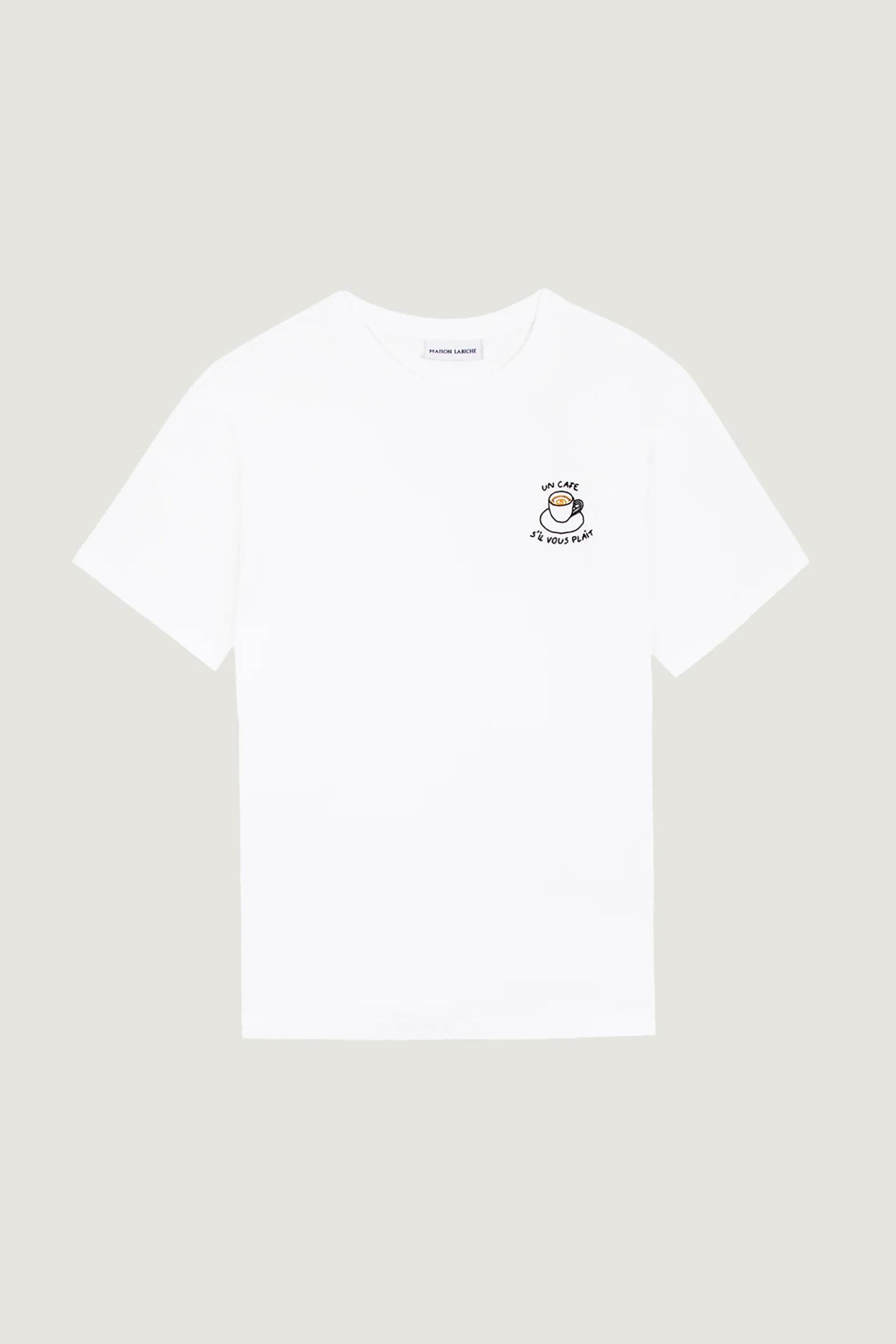 Maison Labiche γυναικείο T-shirt με print "Un Cafe Svp"