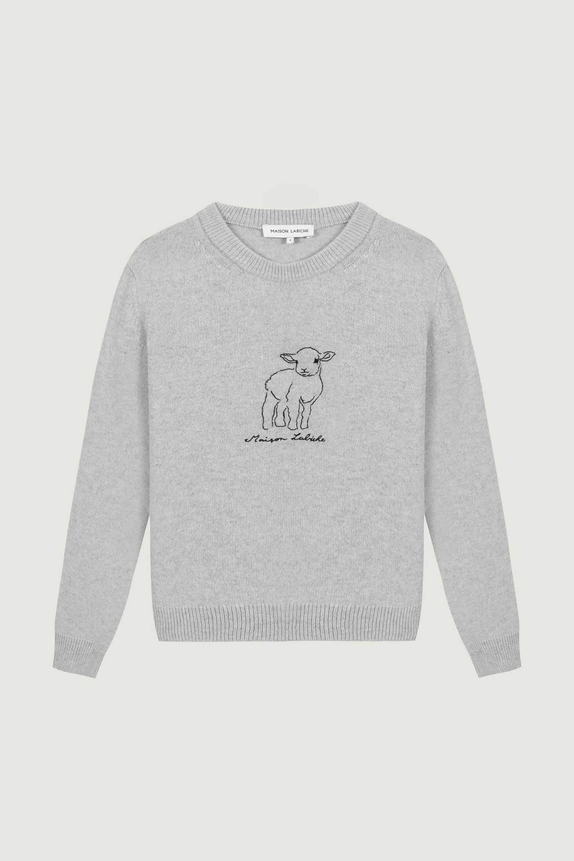 Maison Labiche γυναικεία μπλούζα φούτερ με print - YWCHOISEULMOUT Γκρι φωτογραφία