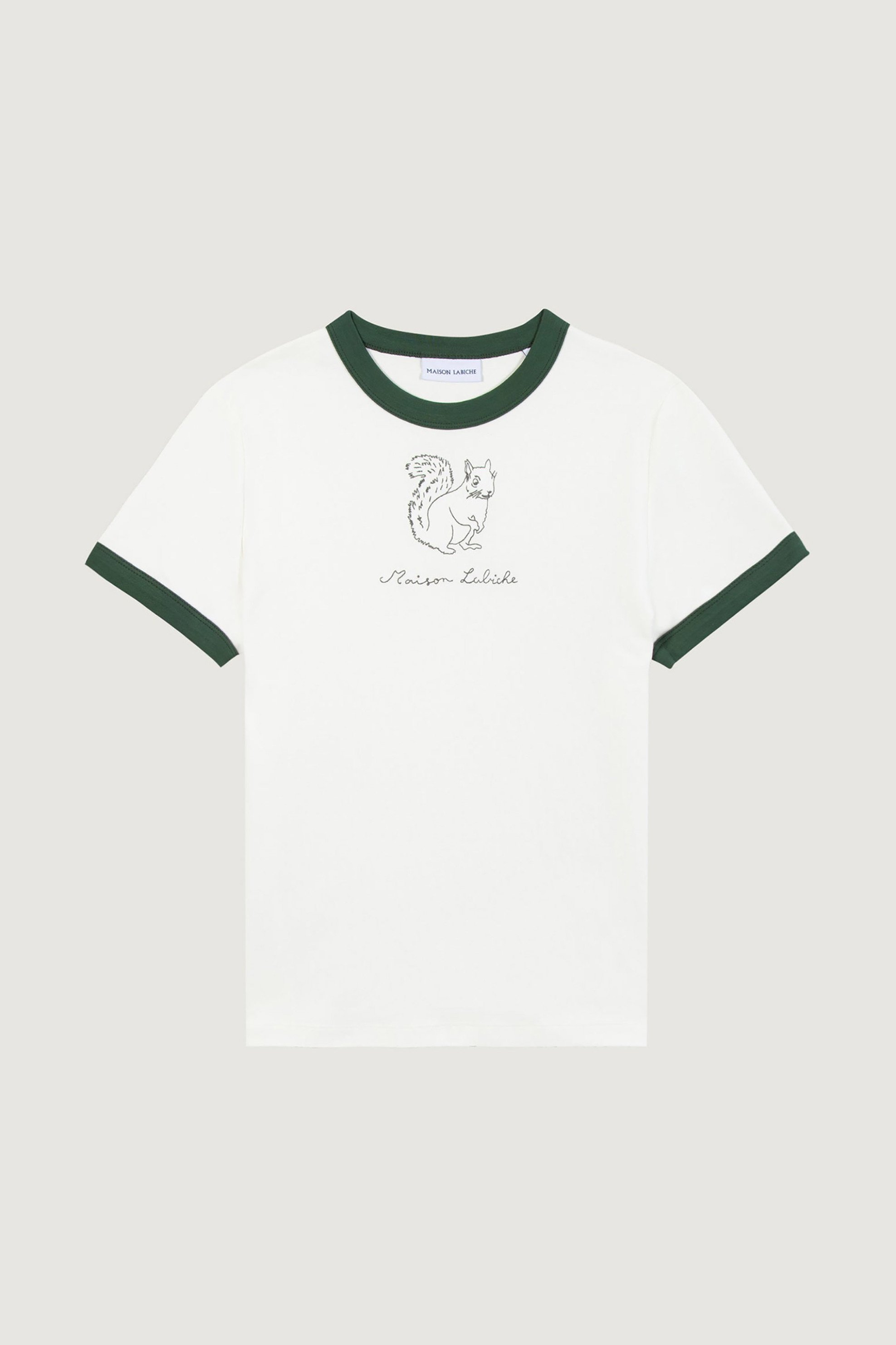 Maison Labiche γυναικείο T-shirt με print - YWMONTHERECUREU Λευκό φωτογραφία