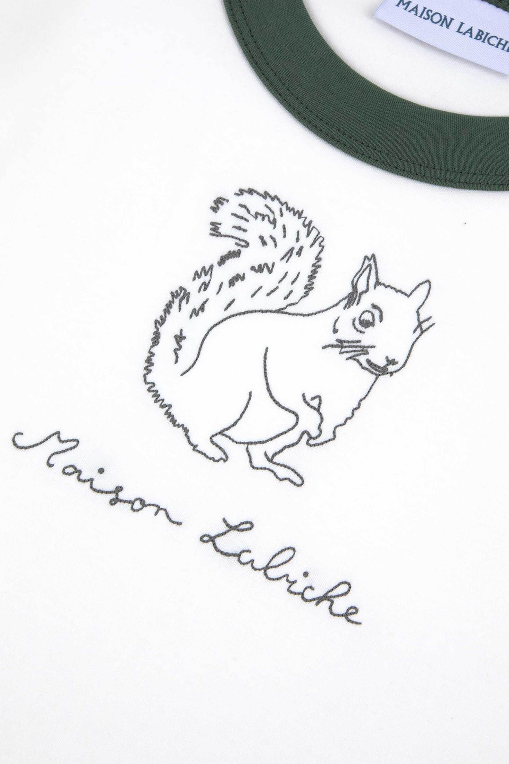 Maison Labiche γυναικείο T-shirt με print - YWMONTHERECUREU Λευκό φωτογραφία