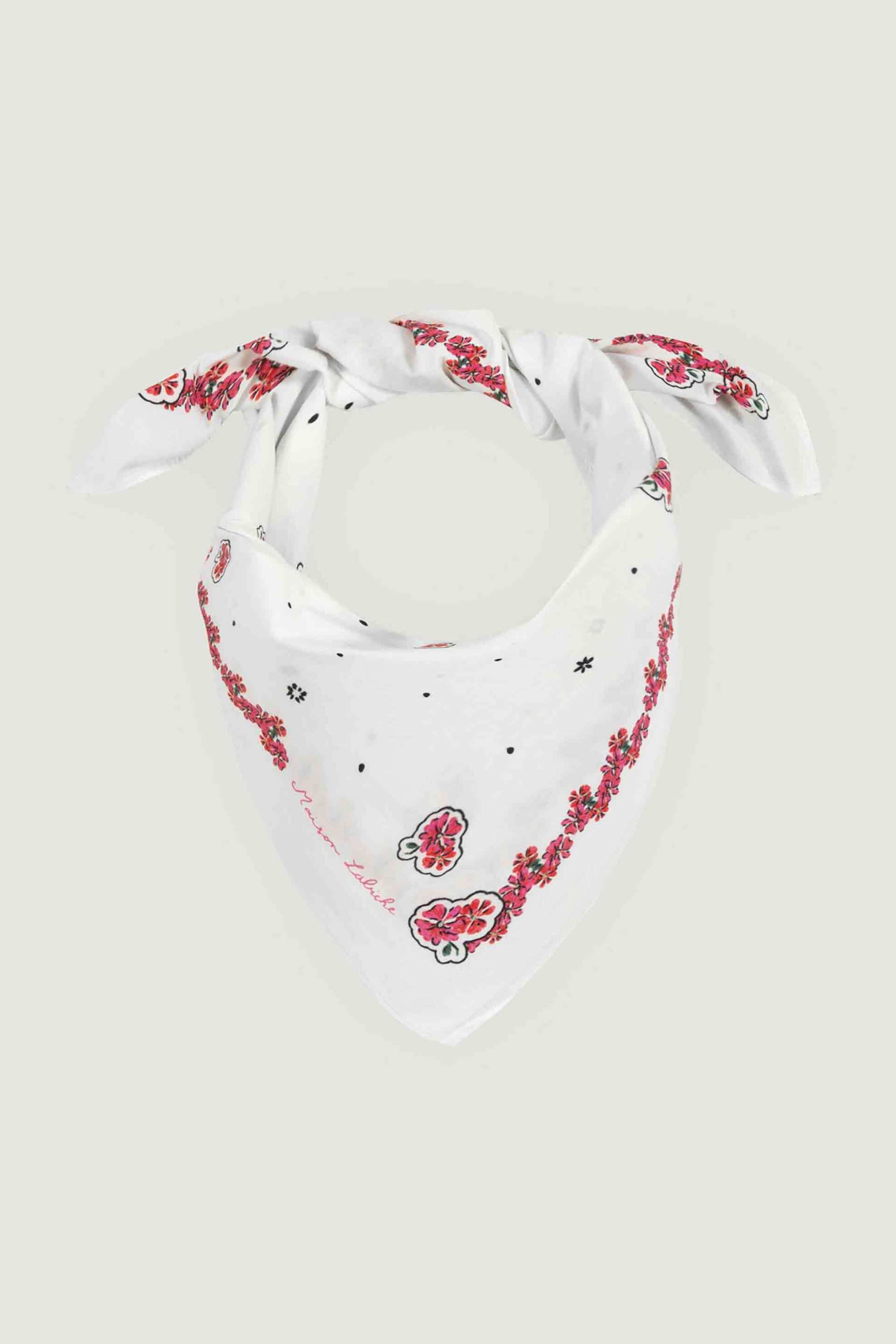 MAISON LABICHE Maison Labiche γυναικείο φουλάρι με all-over print 