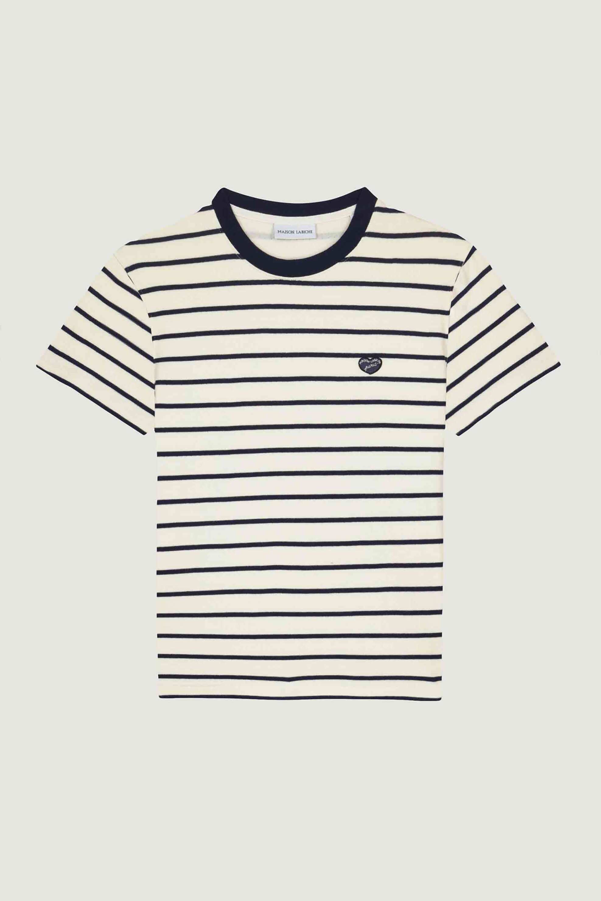 MAISON LABICHE Maison Labiche γυναικείο βαμβακερό T-shirt με ριγέ σχέδιο 