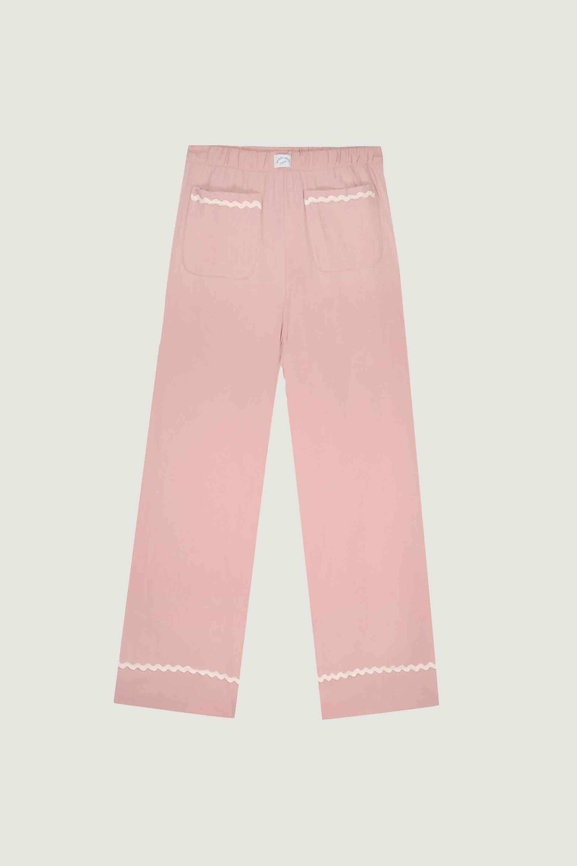 MAISON LABICHE Maison Labiche γυναικείο παντελόνι με ελαστική μέση 