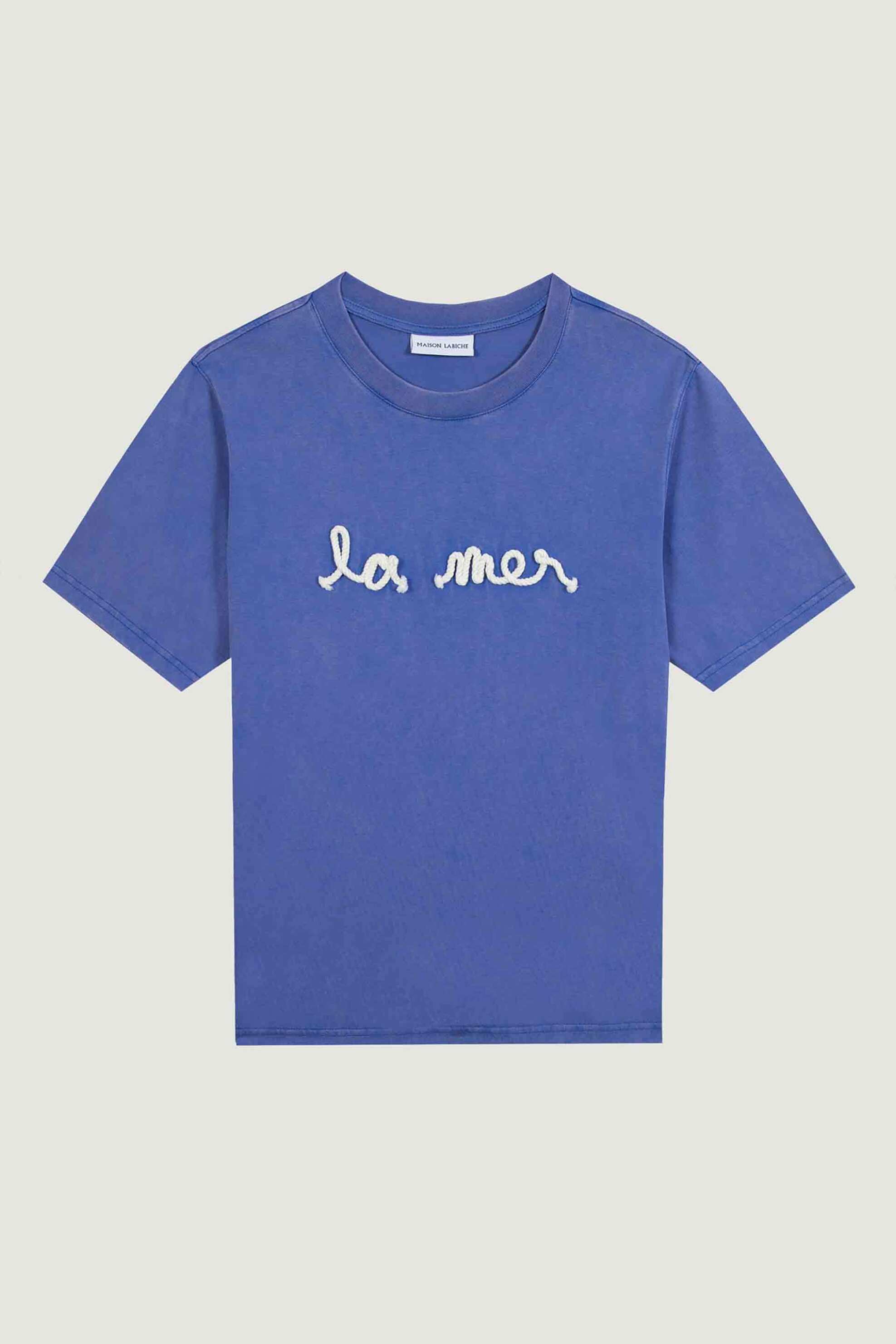 MAISON LABICHE Maison Labiche γυναικείο βαμβακερό T-shirt μονόχρωμο με lettering 