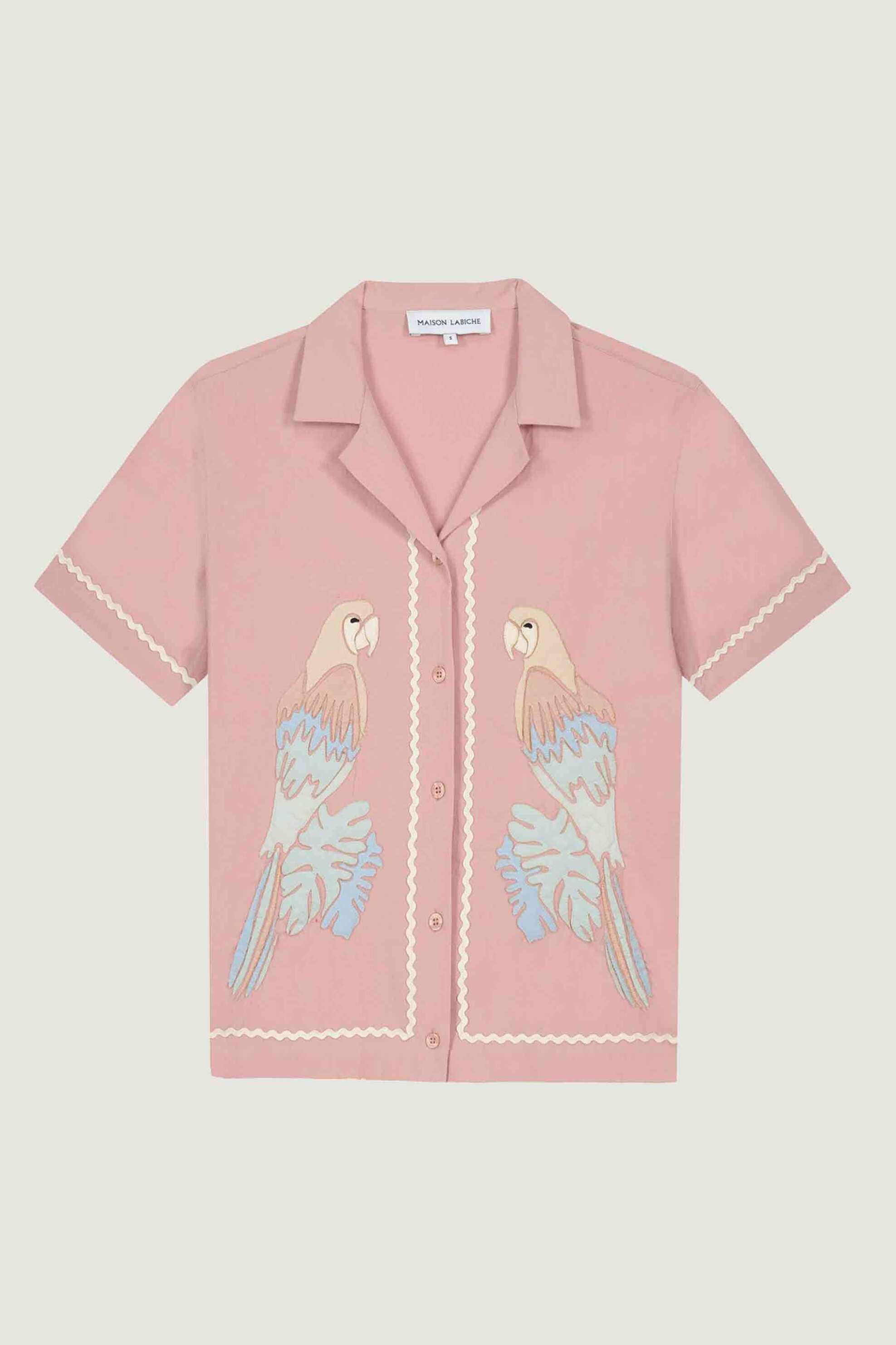Maison Labiche Γυναικείο Πουκάμισο Oversized Poplin - Zwsouchierparro Ροζ