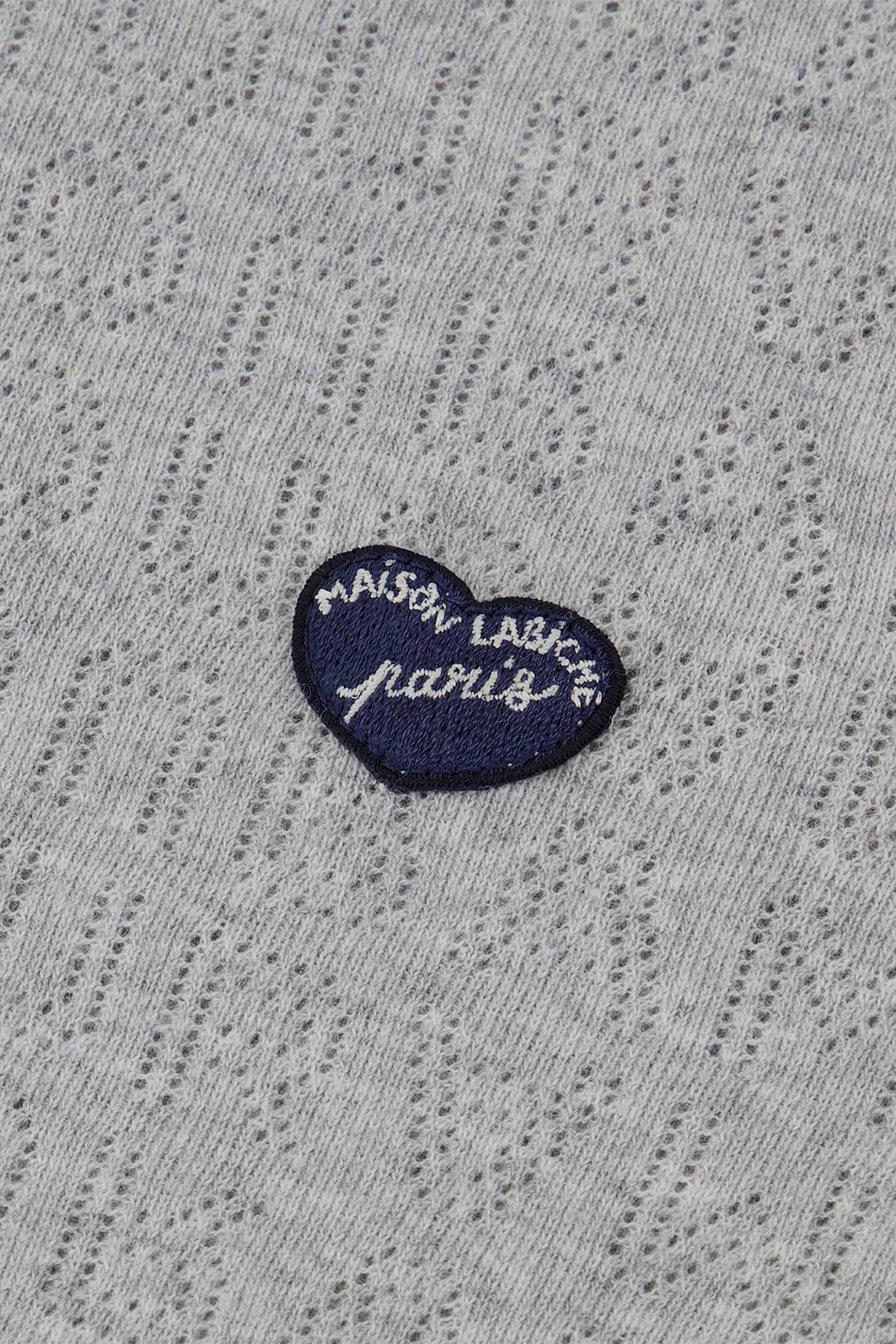 Maison Labiche Γυναικεία Μπλούζα Πλεκτή Folies Pointelle - Aawfolieslsin Γκρι