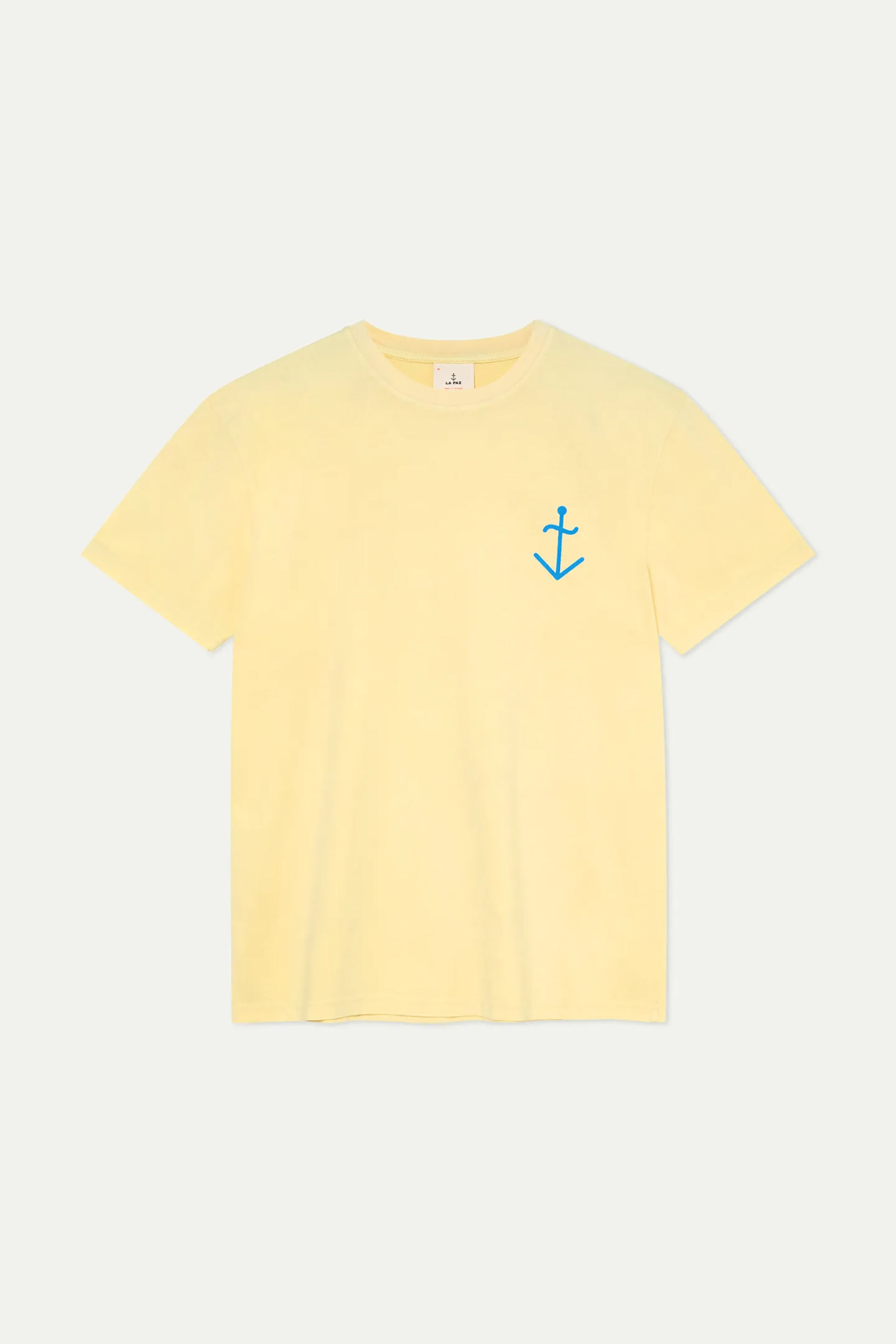 La Paz ανδρικό T-shirt με logo print "Dantas" - SS25008022065 Μπεζ φωτογραφία