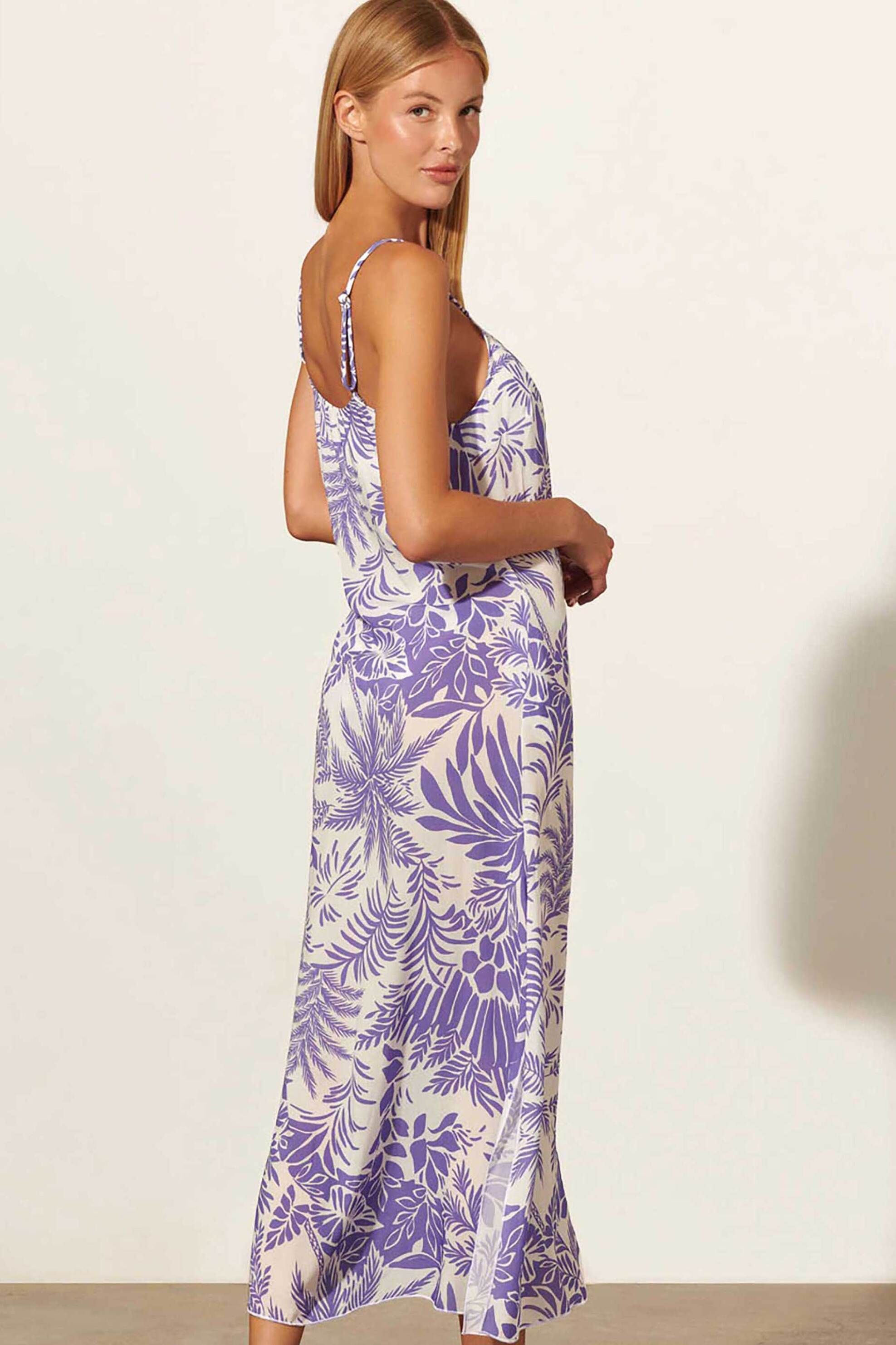 BASMAR Basmar γυναικείο φόρεμα midi με floral print "Josephine" - 2614C95 Λιλά - 2