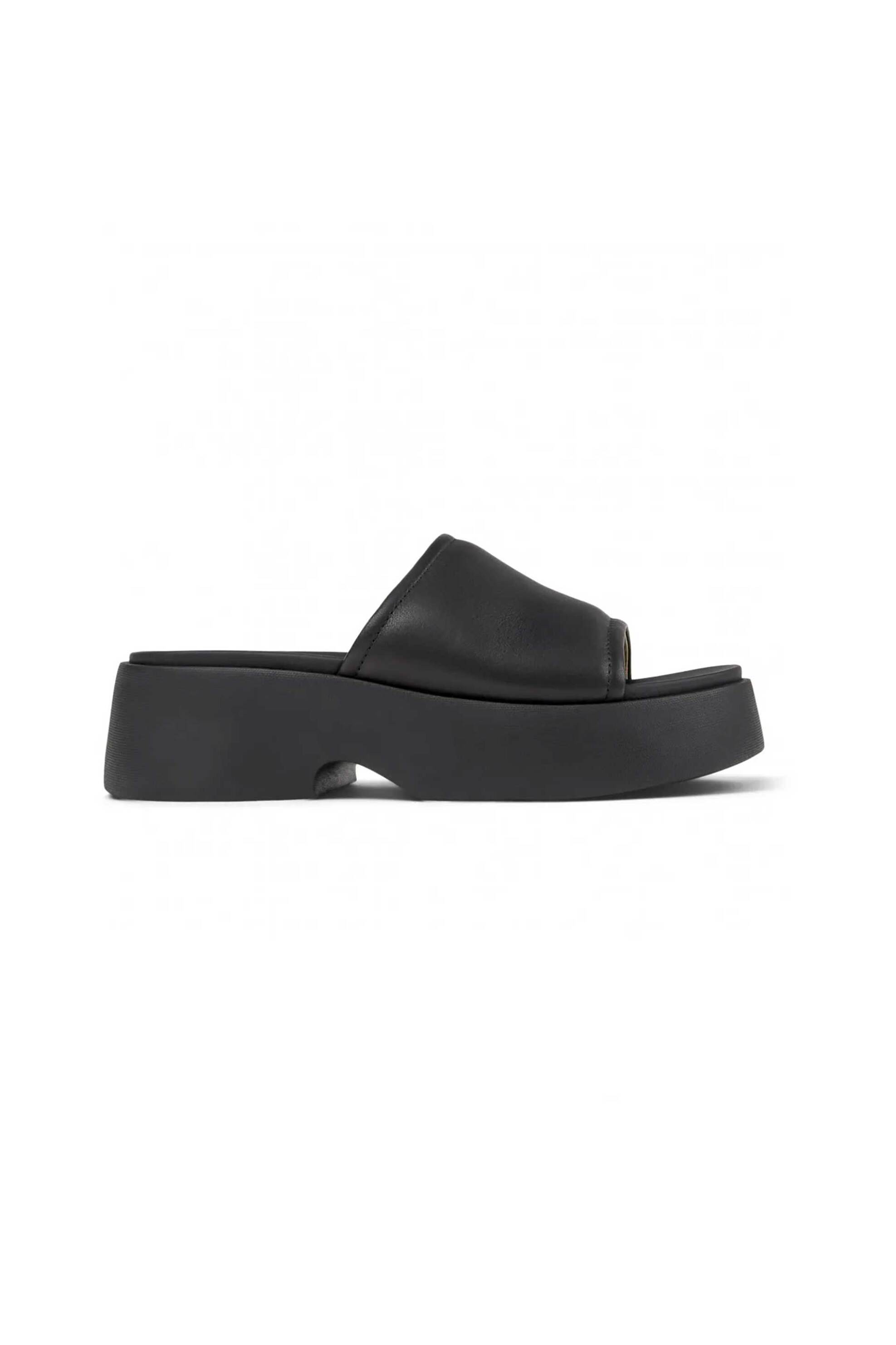 Camper γυναικεία δερμάτινα flatforms μονόχρωμα με χοντρή σόλα 