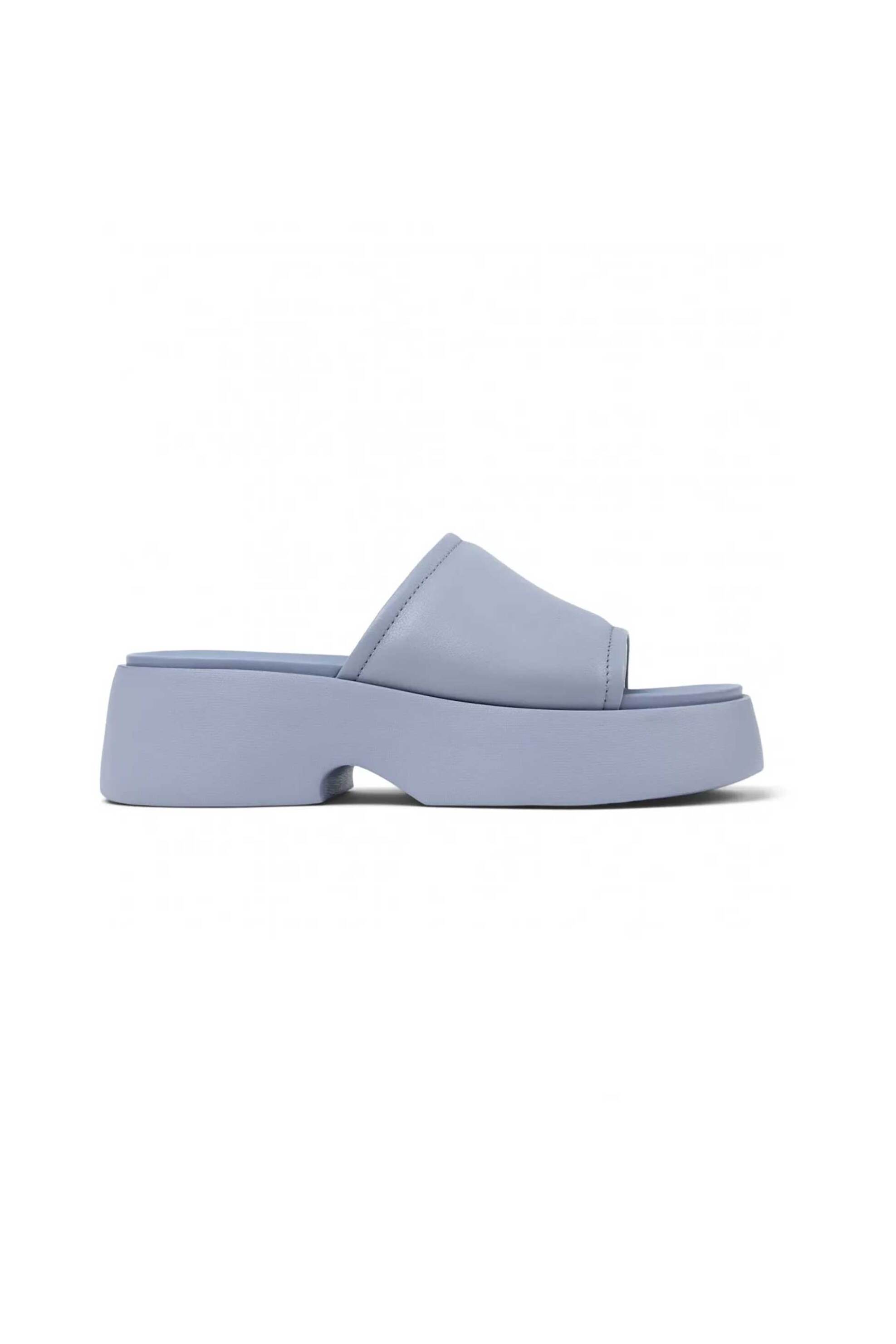 Camper γυναικεία δερμάτινα flatforms μονόχρωμα με χοντρή σόλα 