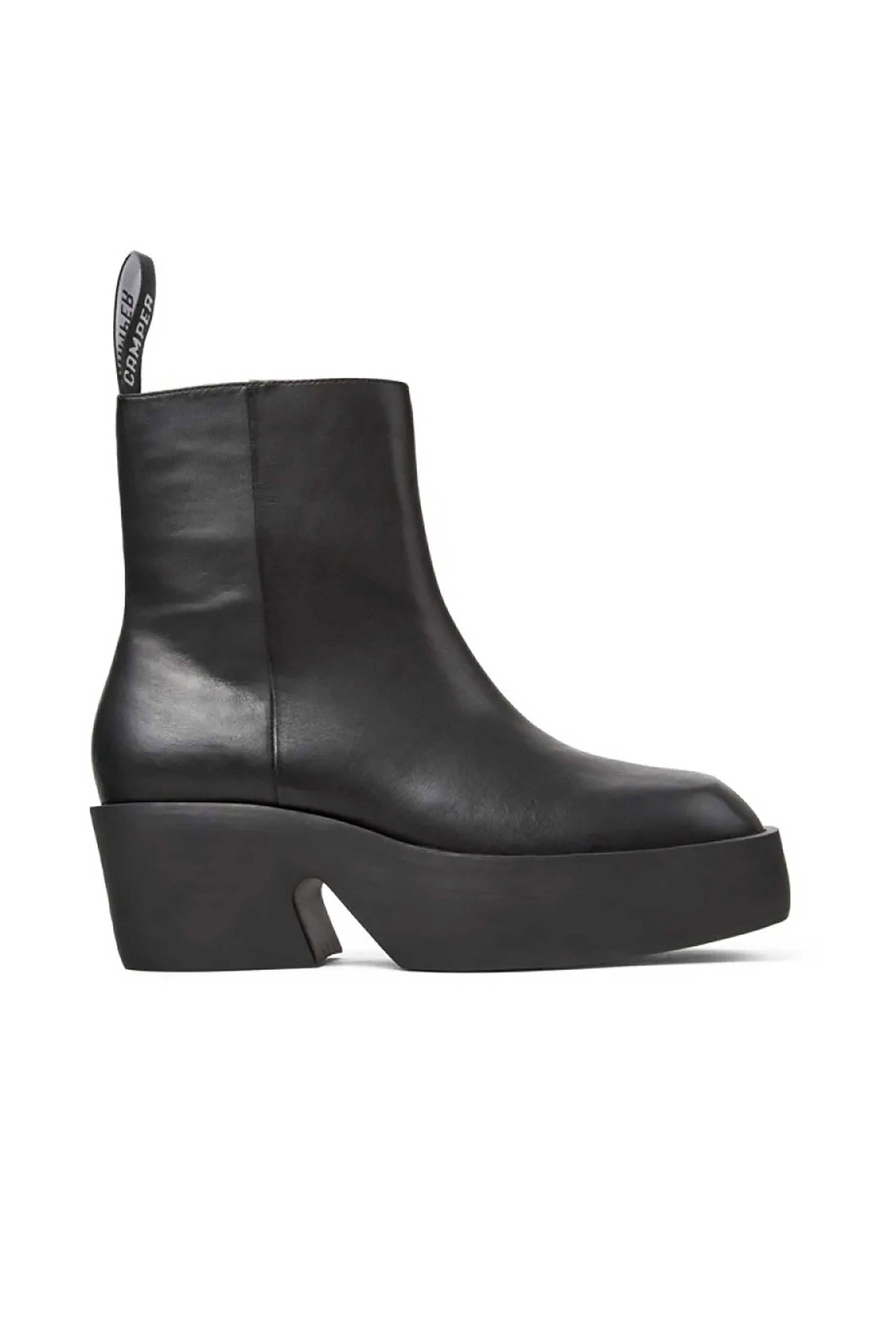 CAMPER Camper γυναικεία δερμάτινα μποτάκια "Billie" - K400754-002 Μαύρο