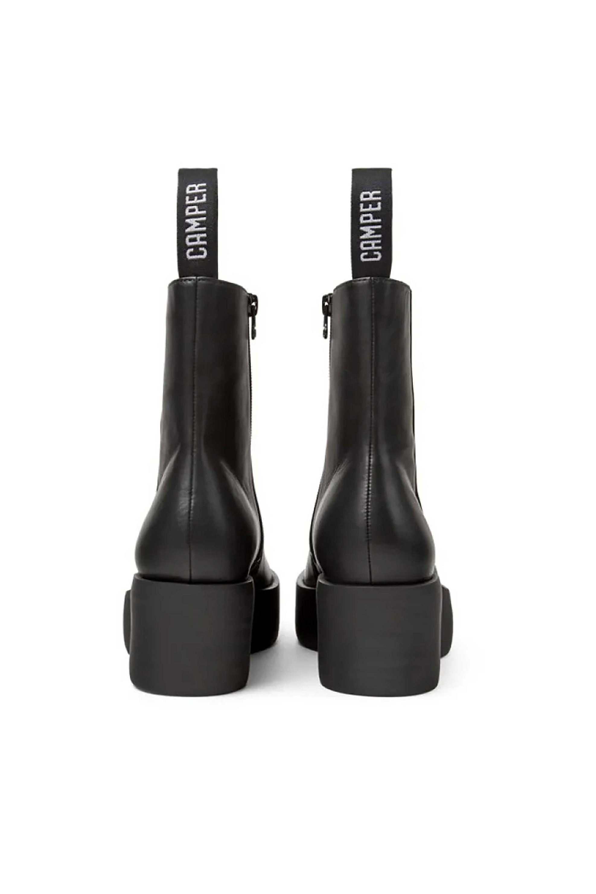 Camper γυναικεία δερμάτινα μποτάκια "Billie" - K400754-002 Μαύρο φωτογραφία