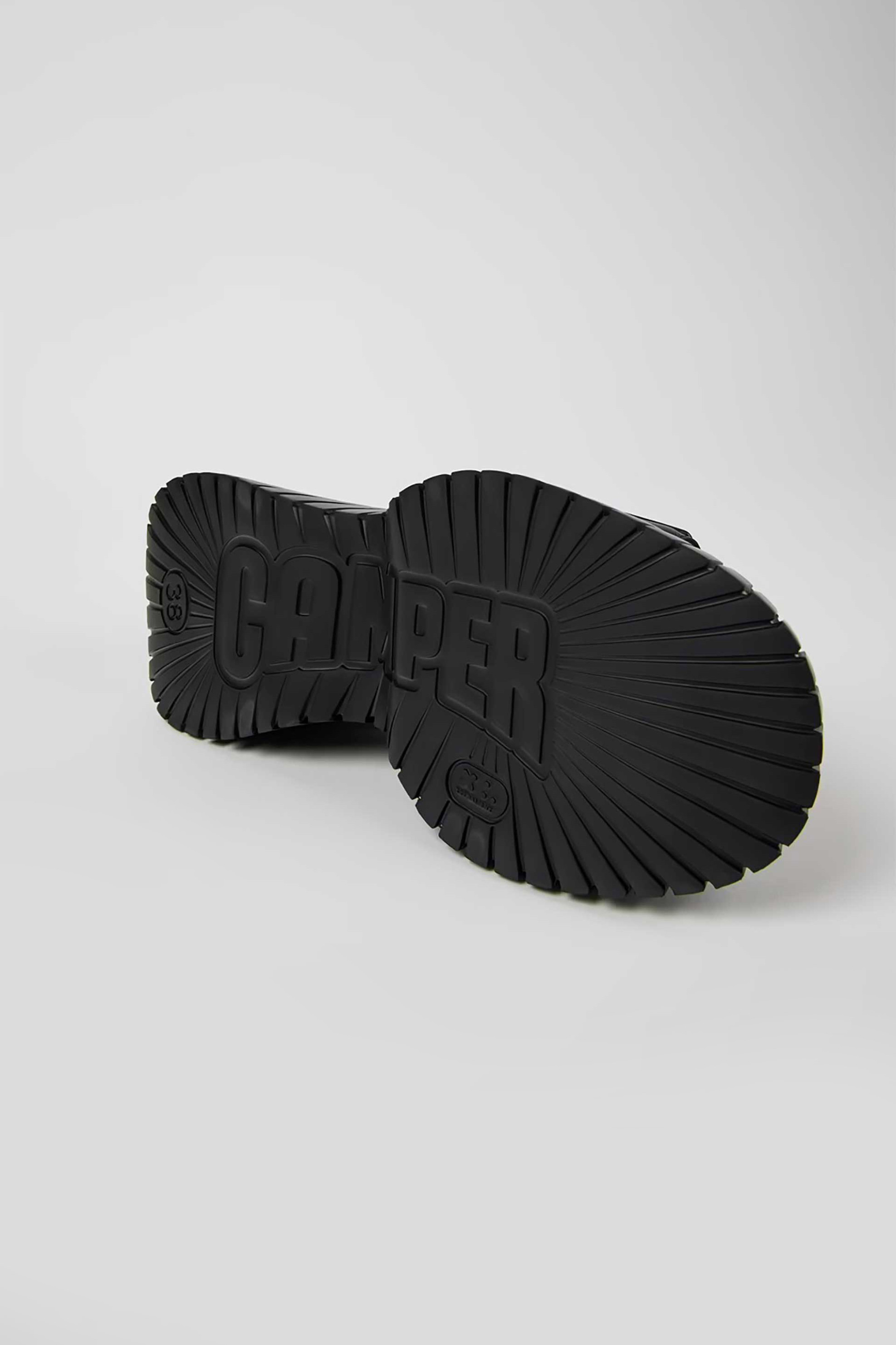 Camper Γυναικεία Δερμάτινα Πέδιλα Bcn - K201511-005 Μαύρο