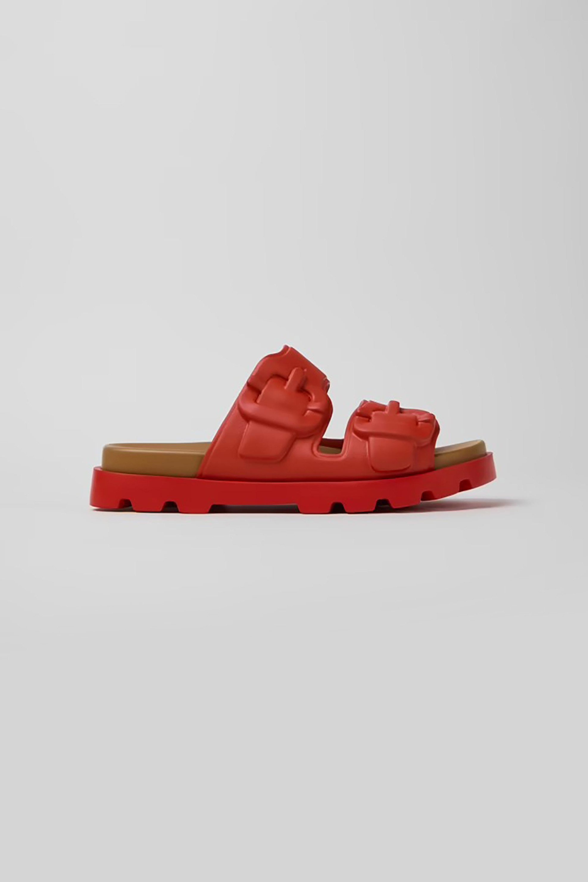 Camper γυναικεία πέδιλα "Brutus Sandal" - K201792-003 Κόκκινο