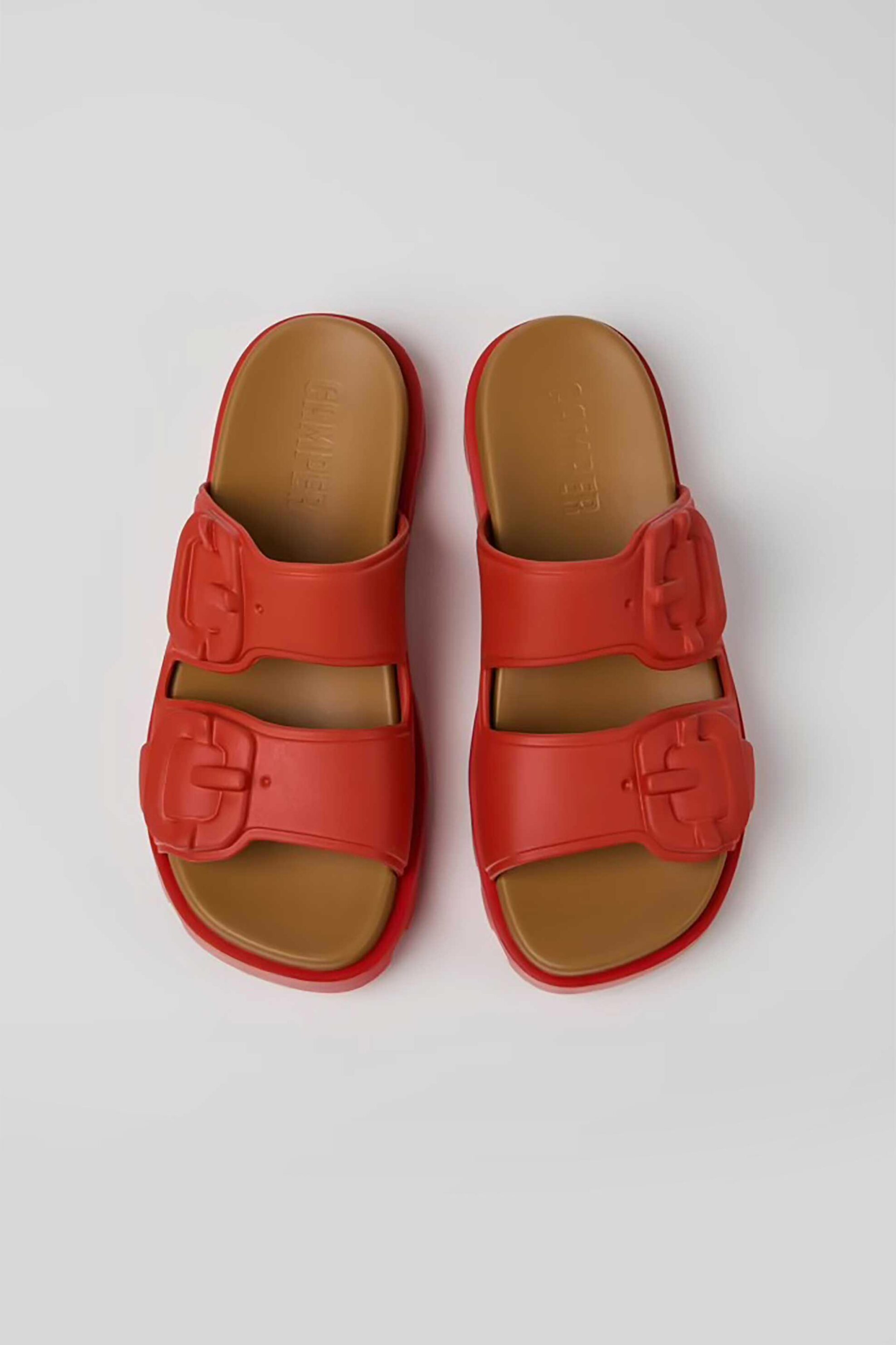 CAMPER Camper γυναικεία πέδιλα "Brutus Sandal" - K201792-003 Κόκκινο - 2