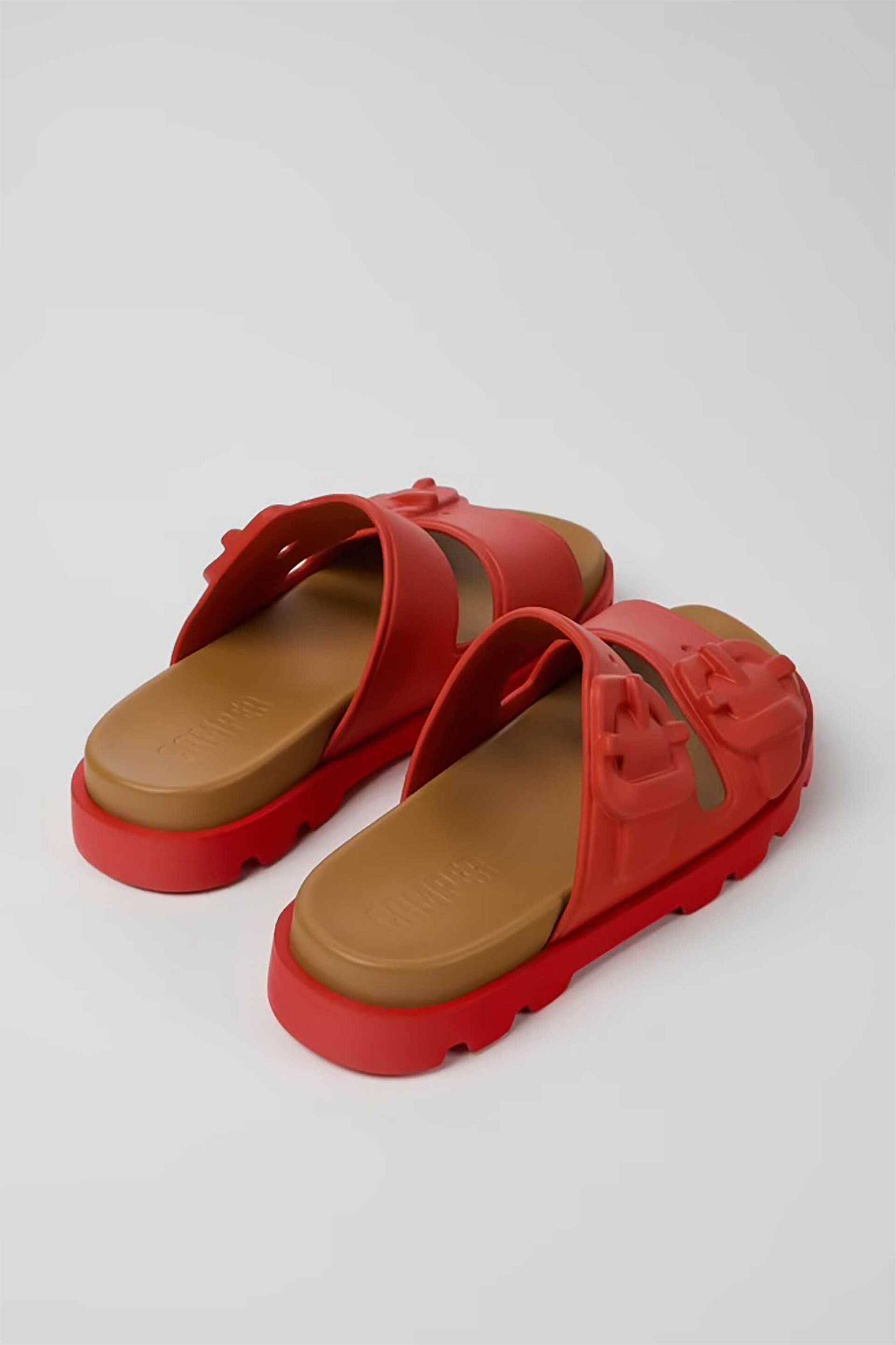 CAMPER Camper γυναικεία πέδιλα "Brutus Sandal" - K201792-003 Κόκκινο - 3