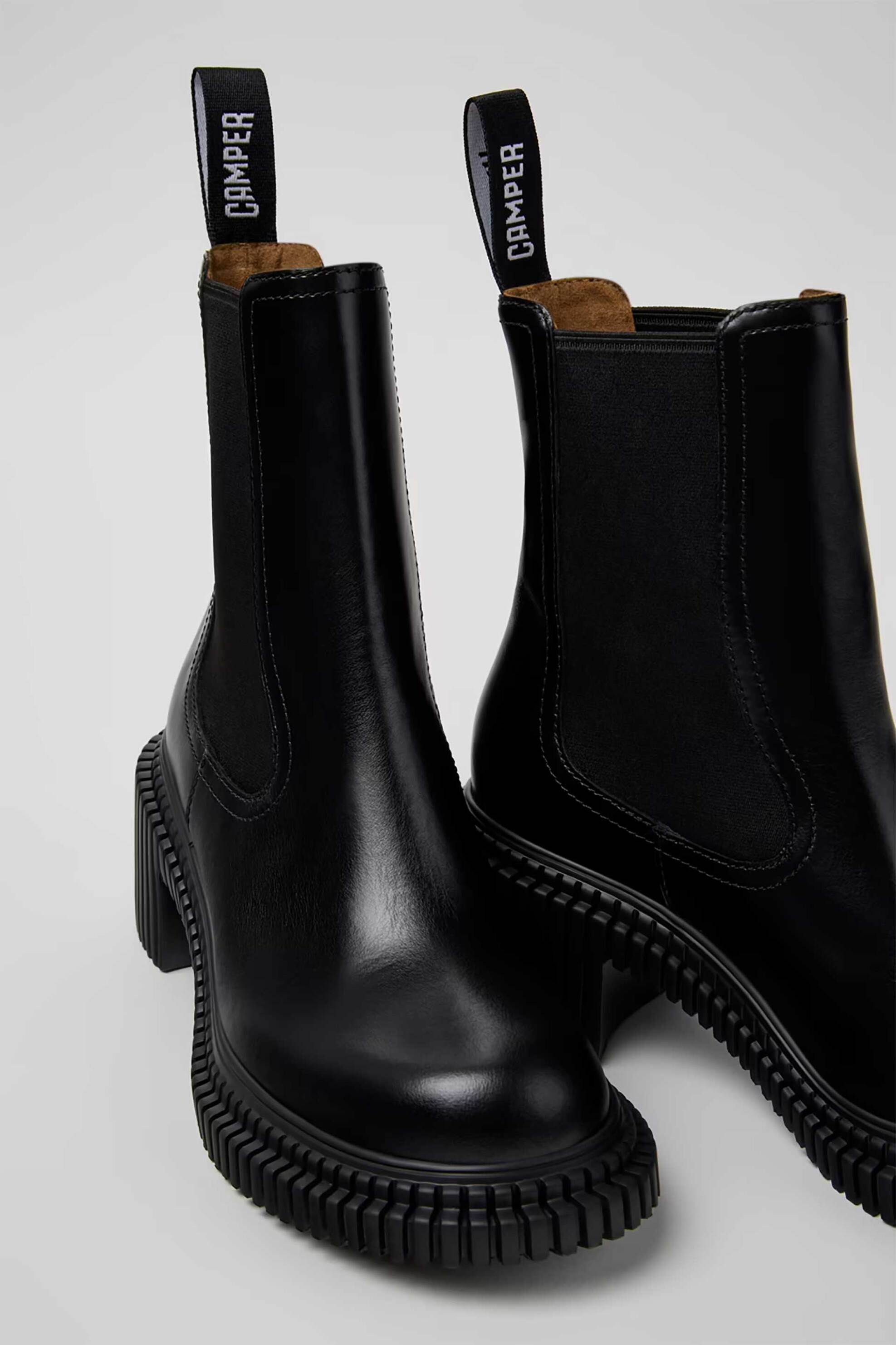 Camper γυναικεία μποτάκια με λάστιχο "Pix" - K400803-001 Μαύρο φωτογραφία