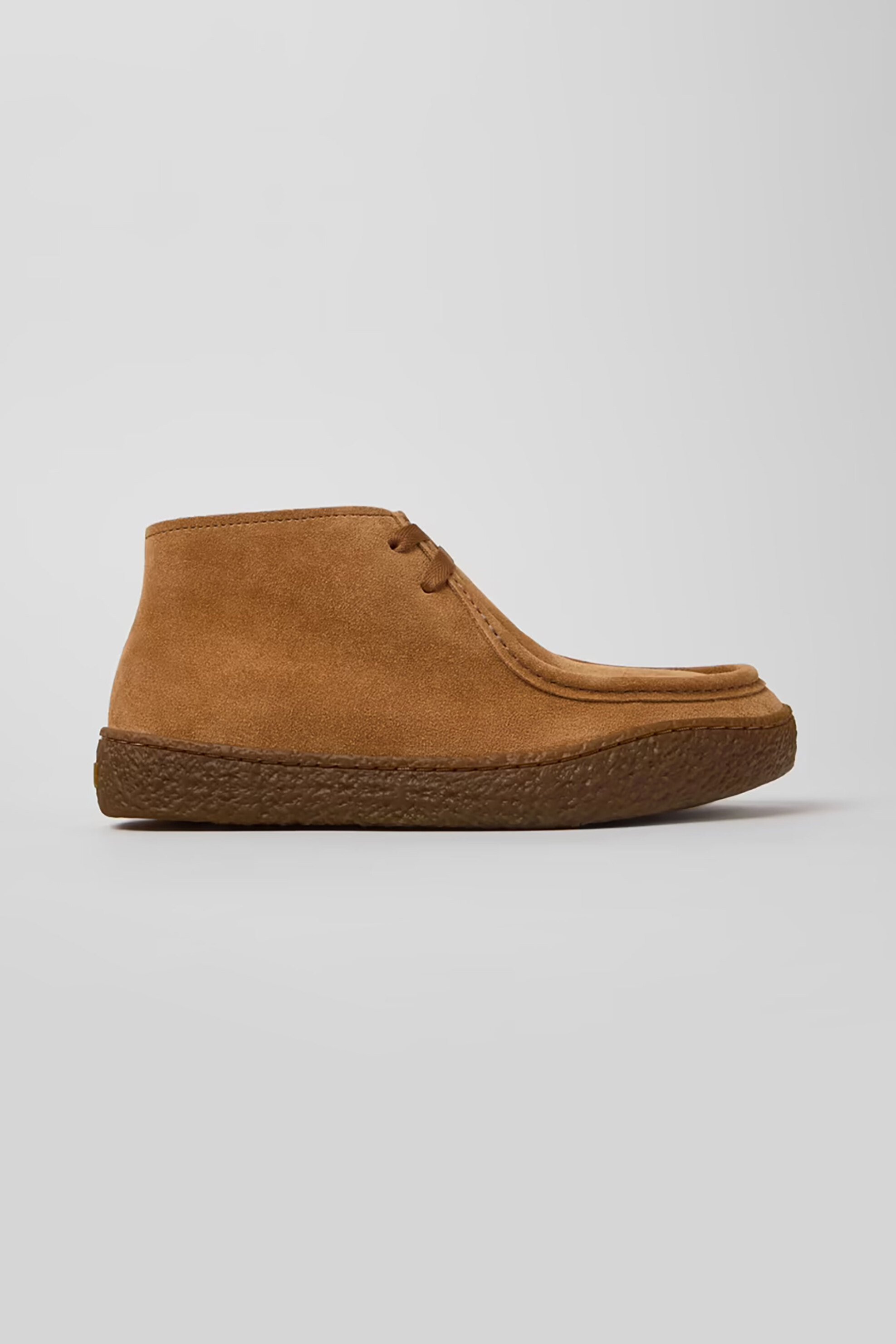 Camper γυναικεία δερμάτινα μποτάκια με κορδόνια "Peu Terreno" - K400813-003 Καφέ